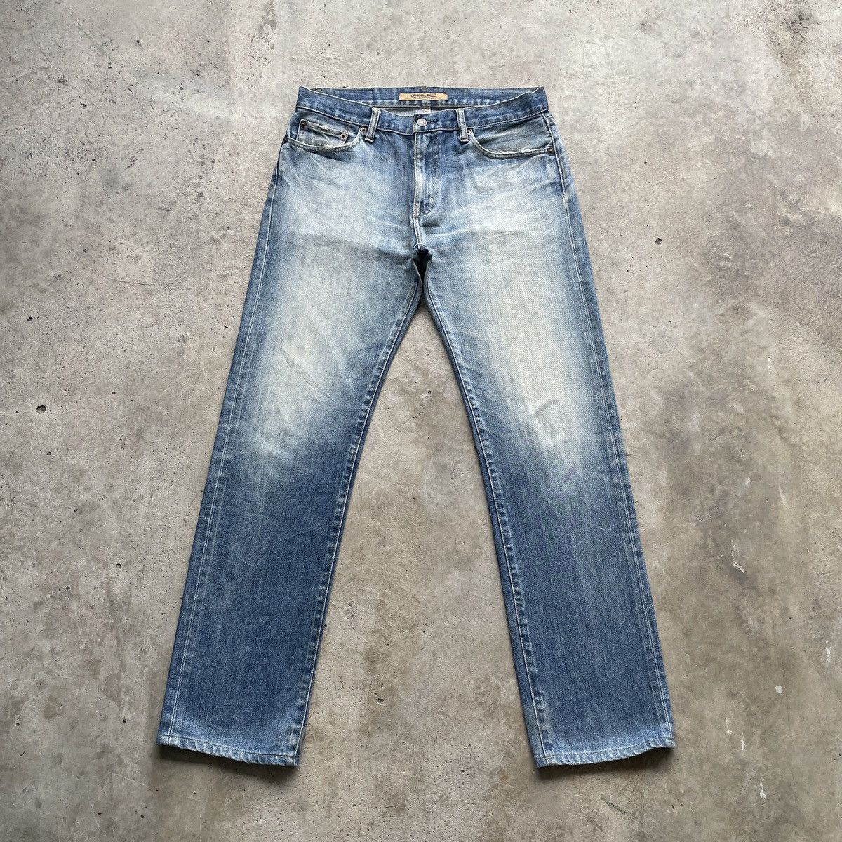 Japanese Brand W33 Vintage Japanese StoneWash Faded Jeans Pants Denim Size US 33 - 1 Thumbnail