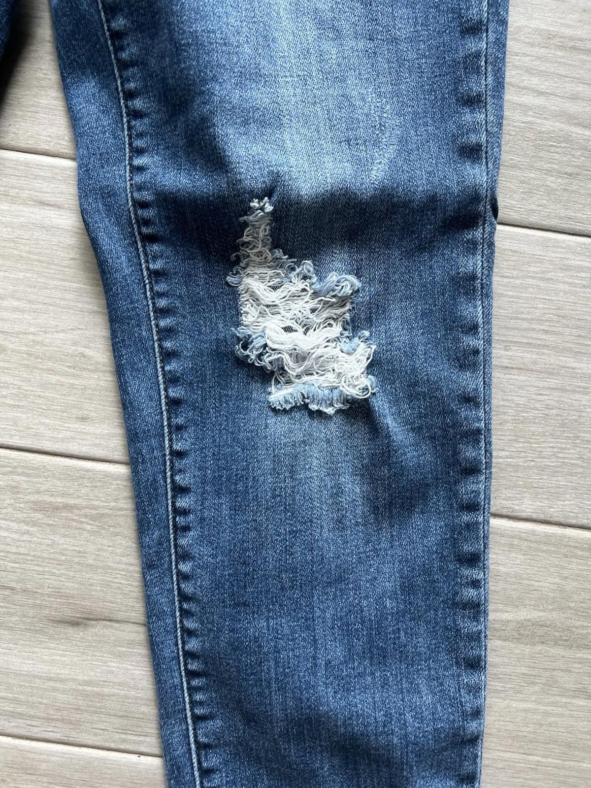 Designer Judy Blue Slim Fit Jeans mid rise size 5 27 distressed Size 27" / US 4 / IT 40 - 4 Thumbnail