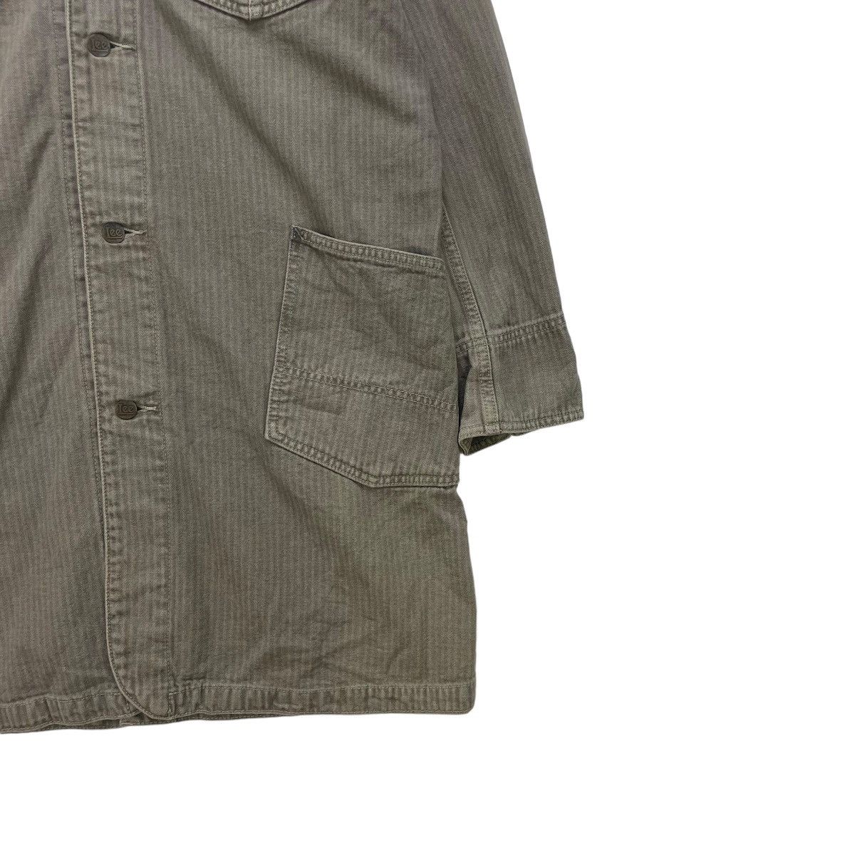 Lee 🔥Vtg 90s Lee Sanforized Union Made Chore Coat Workwear Size US M / EU 48-50 / 2 - 5 Thumbnail