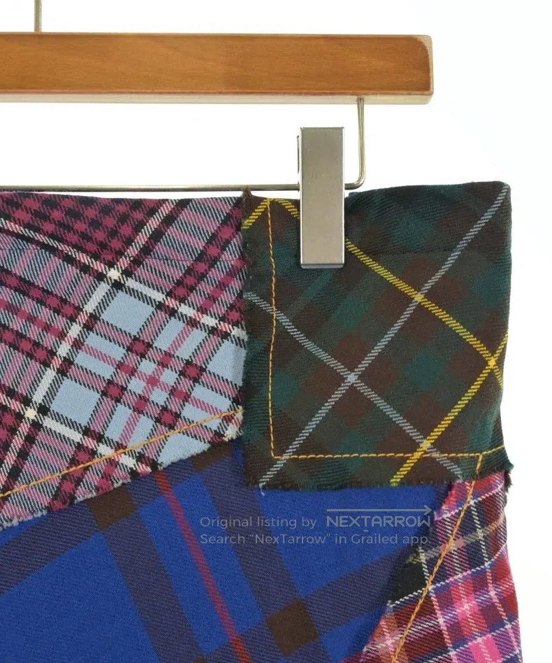 Comme des Garcons Comme des Garcons Patchwork plaid rolled skirt Size 25" / US 0 / IT 36 - 3 Thumbnail