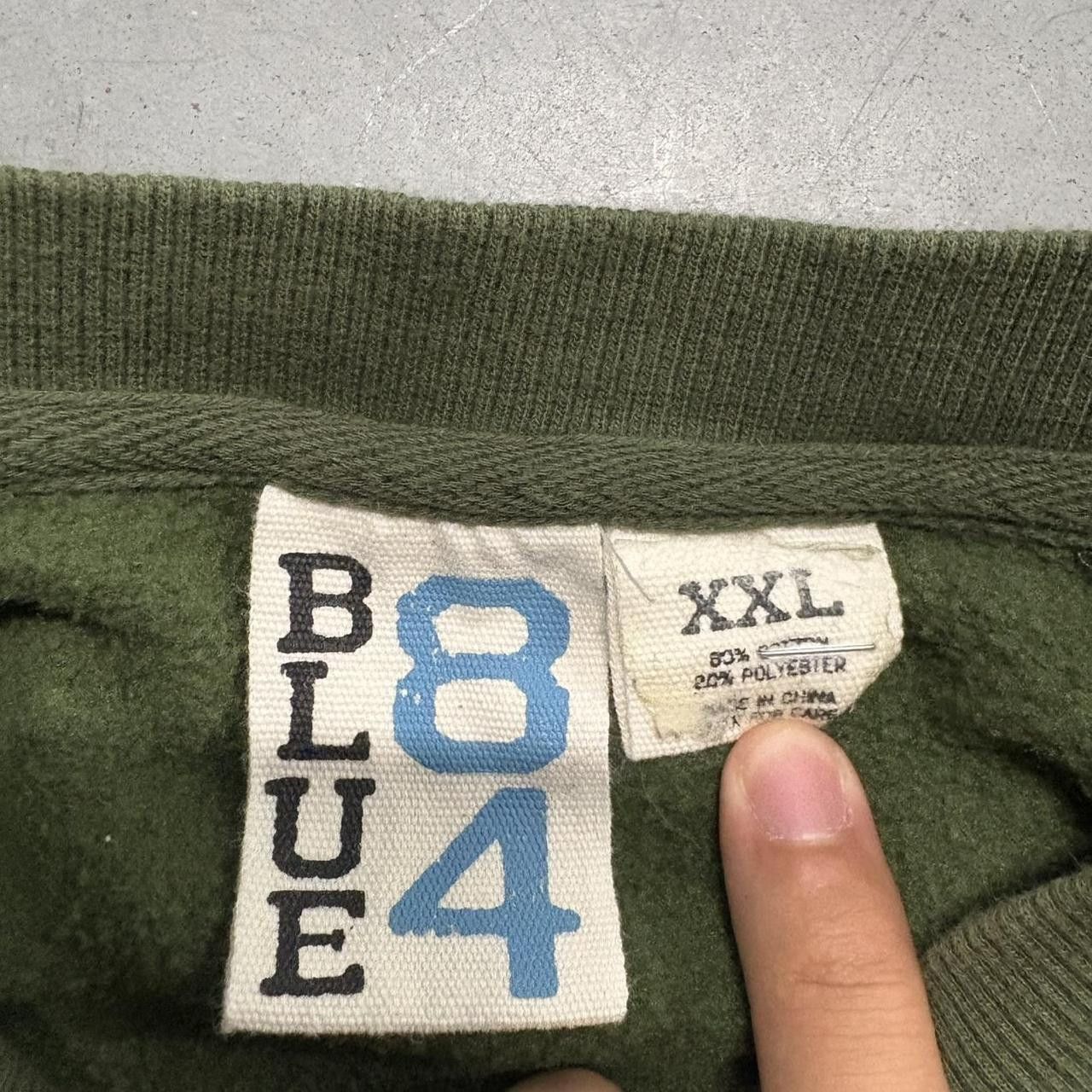 Vintage Crazy Vintage Y2K/2000s HighLands North Carolina Green Crewneck Sweatshirt! Size US XXL / EU 58 / 5 - 4 Thumbnail