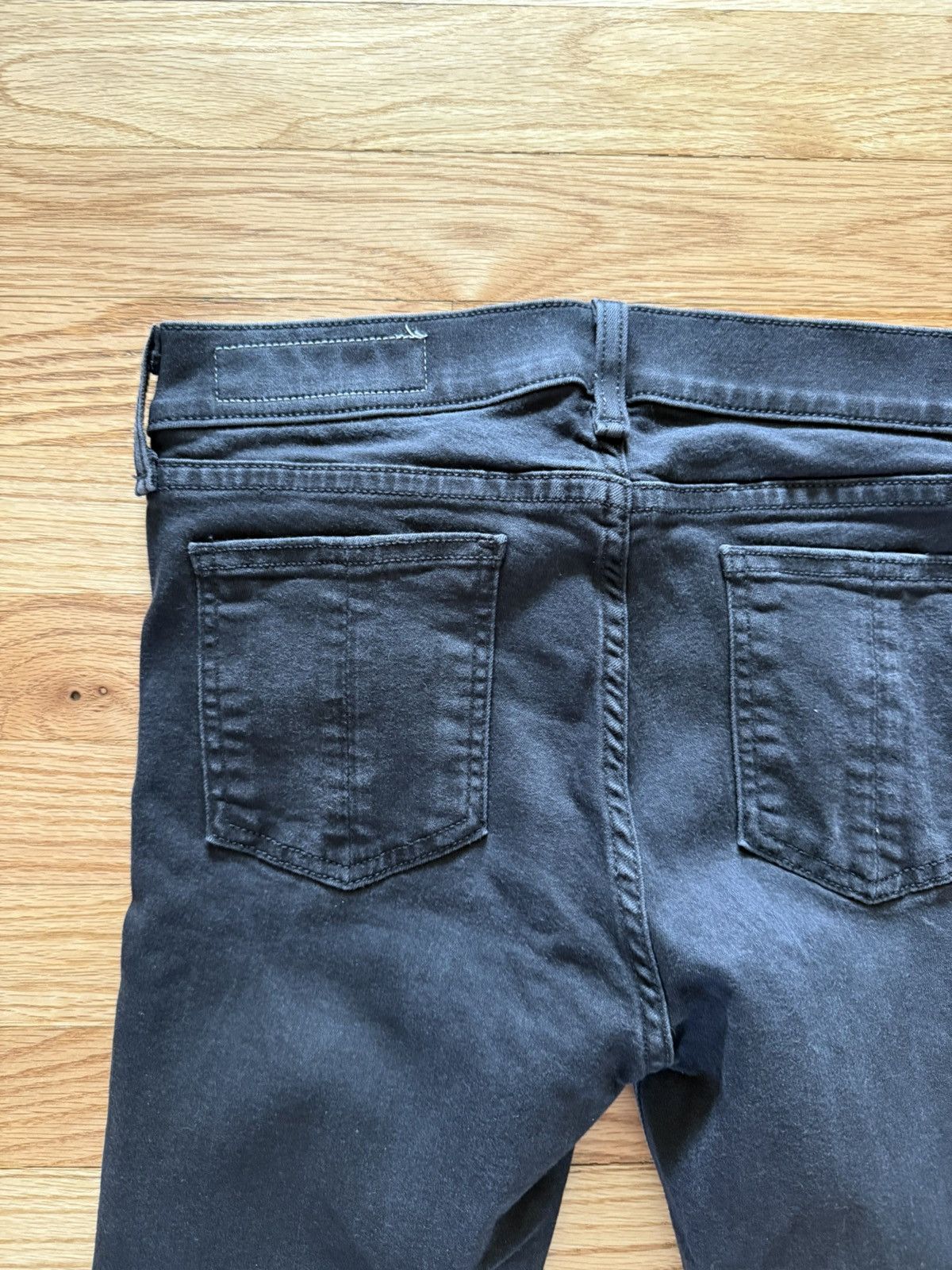 Rag & Bone Rag & Bone Raw Hem Ankle Skinny Denim Jeans 27W Black Size 27" / US 4 / IT 40 - 8 Thumbnail