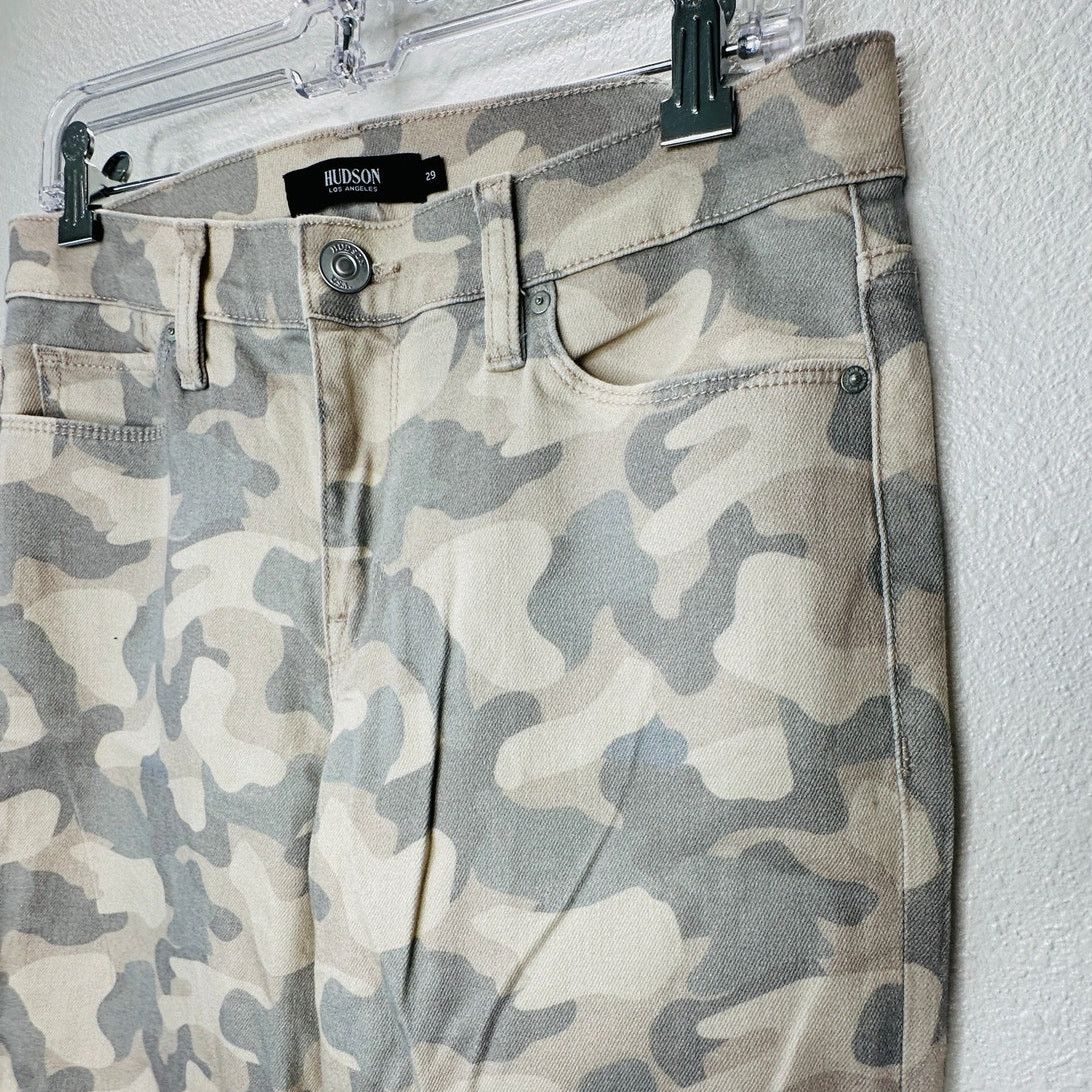 Hudson Hudson Nico Peyote Camo Mid-Rise Split Ankle Zip Jeans 29 Size 29" - 5 Thumbnail