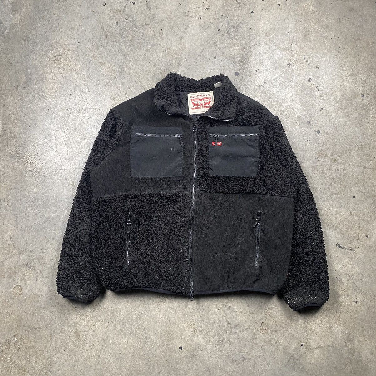Levi's × Levi's Made & Crafted × Levi's Vintage Clothing Levis Sherpa Tactical Zipped Up Boxy Jacket Size US XL / EU 56 / 4 - 1 Thumbnail