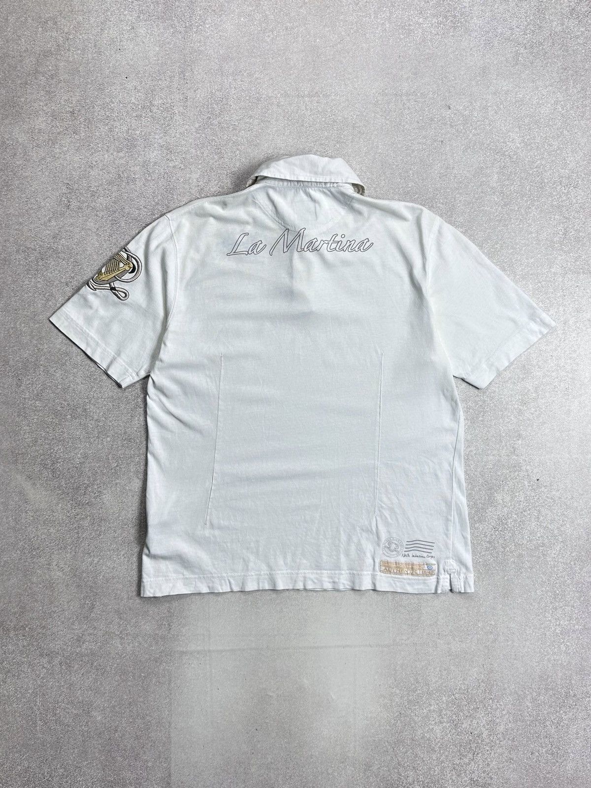 La Martina Vintage 90s La Martina Archival Polo Shirt L Size US L / EU 52-54 / 3 - 6 Thumbnail