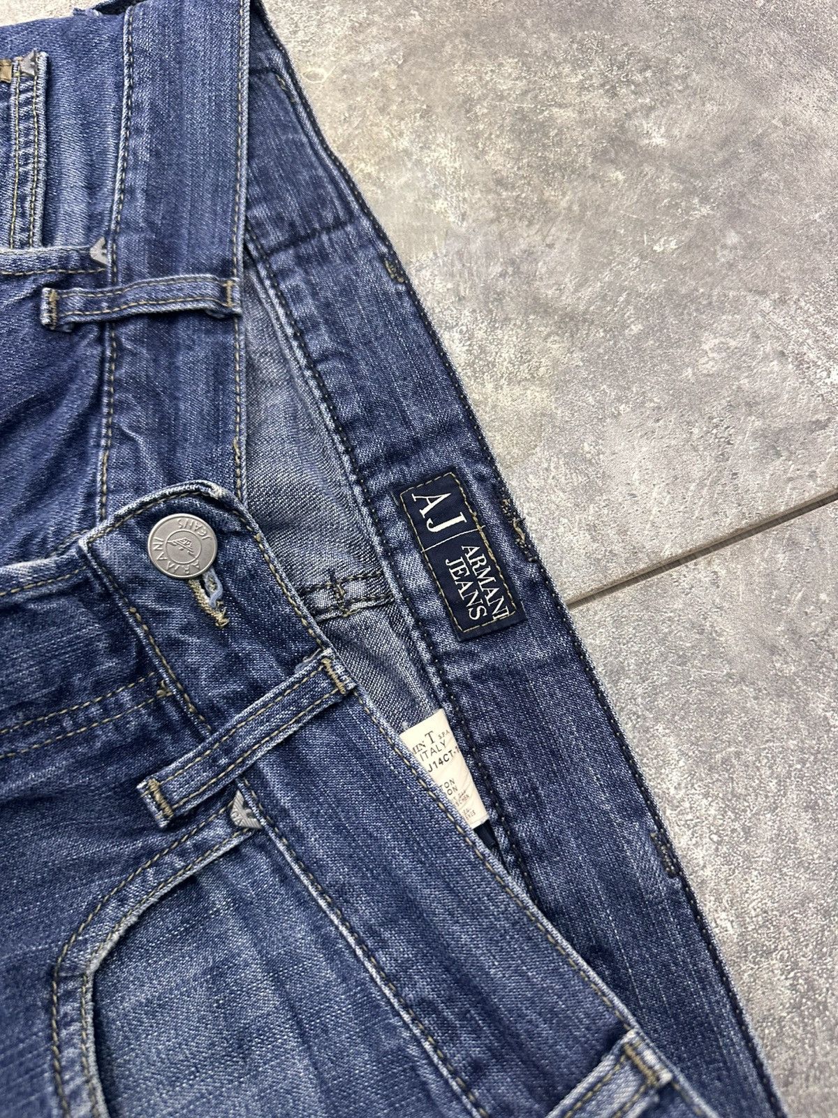 If Six Was Nine Armani Jeans Vintage Baggy Wide Jeans Made in Italy Size US 30 / EU 46 - 8 Thumbnail