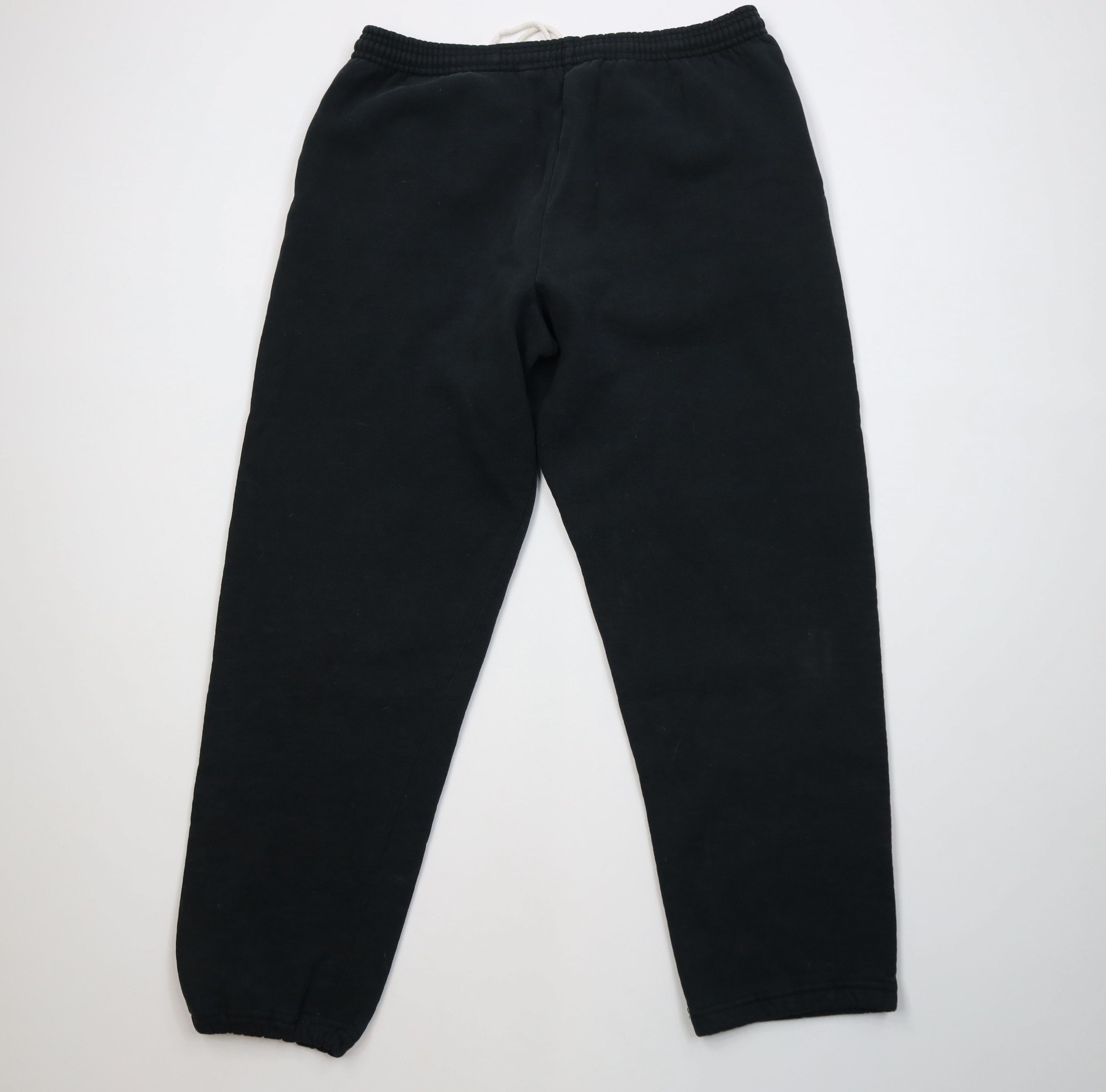 Vintage Vintage 90s Streetwear Blank Sweatpants Joggers Black USA Size US 36 / EU 52 - 11 Thumbnail