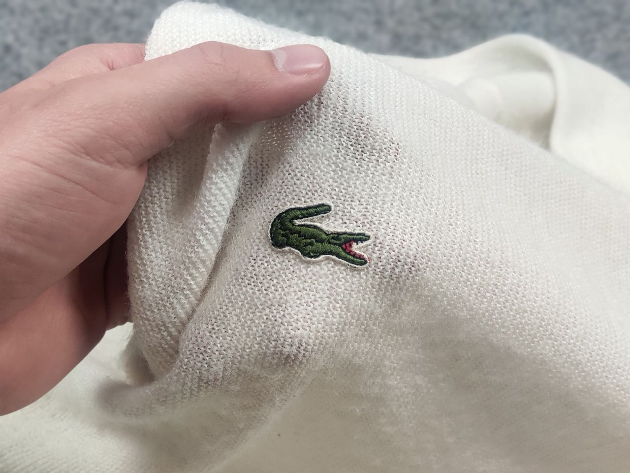 Lacoste Rare Vintage 80's Lacoste Izod Logo White Cardigan Sweater Size US XL / EU 56 / 4 - 10 Thumbnail