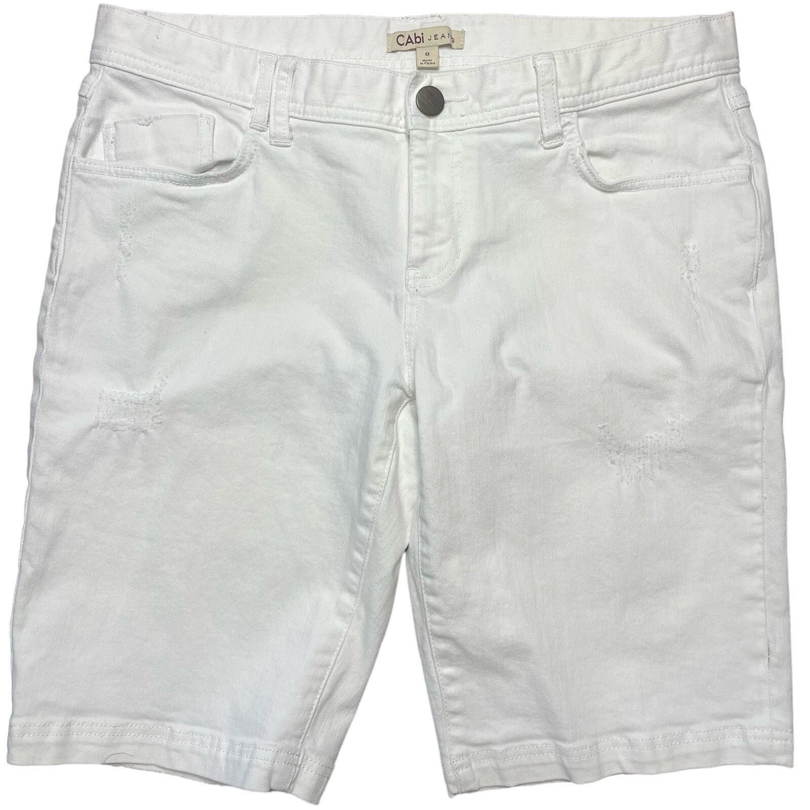 Other NWOT CAbi White Denim Shorts Size 30" / US 8 / IT 44 - 1 Thumbnail
