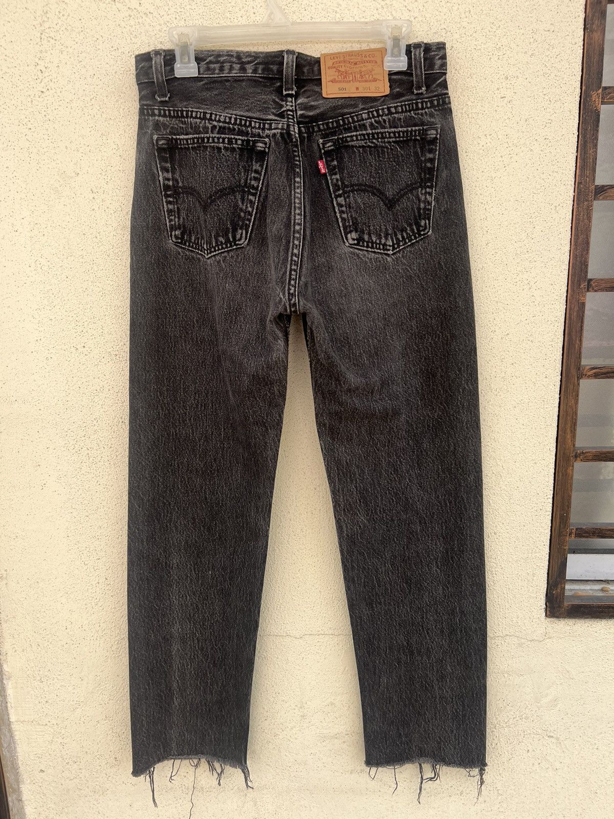 Levi's Vintage 1995 Levi’s 501 Faded Black Denim Jeans Size US 30 / EU 46 - 14 Thumbnail