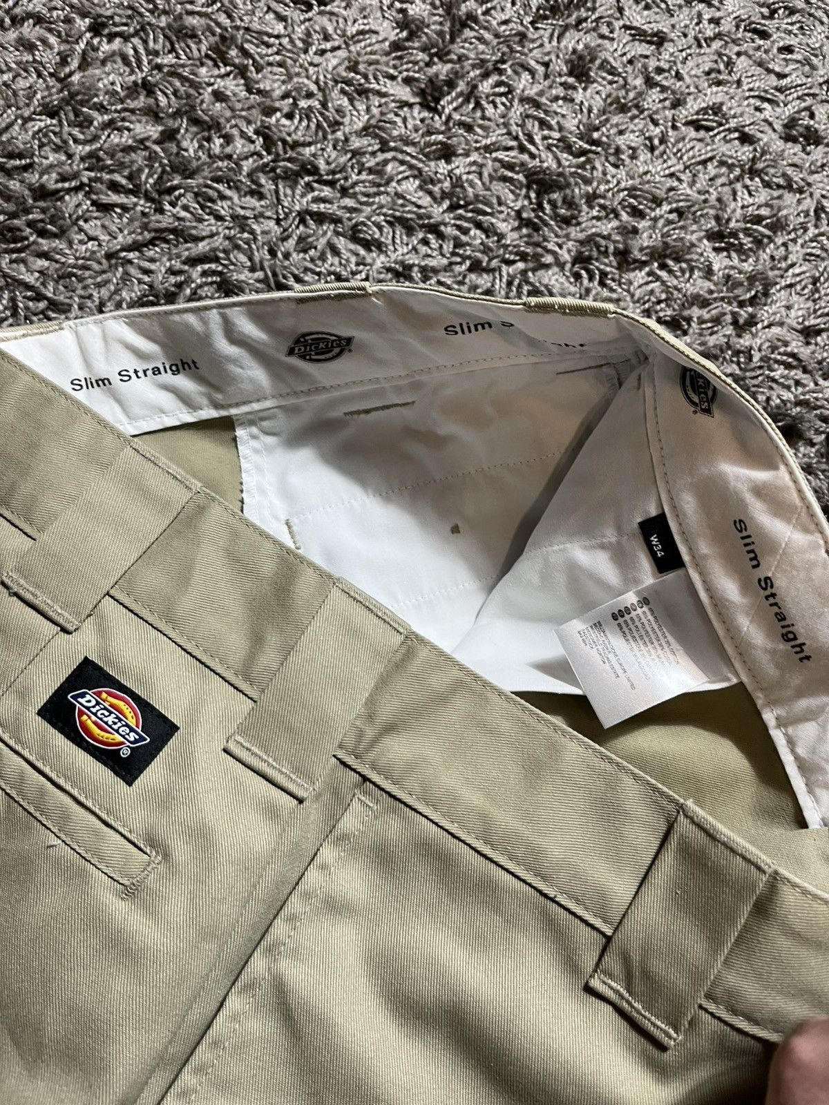 Dickies DICKIES STRAIGHT BASIC BEIGE SHORTS Size US 34 / EU 50 - 5 Thumbnail