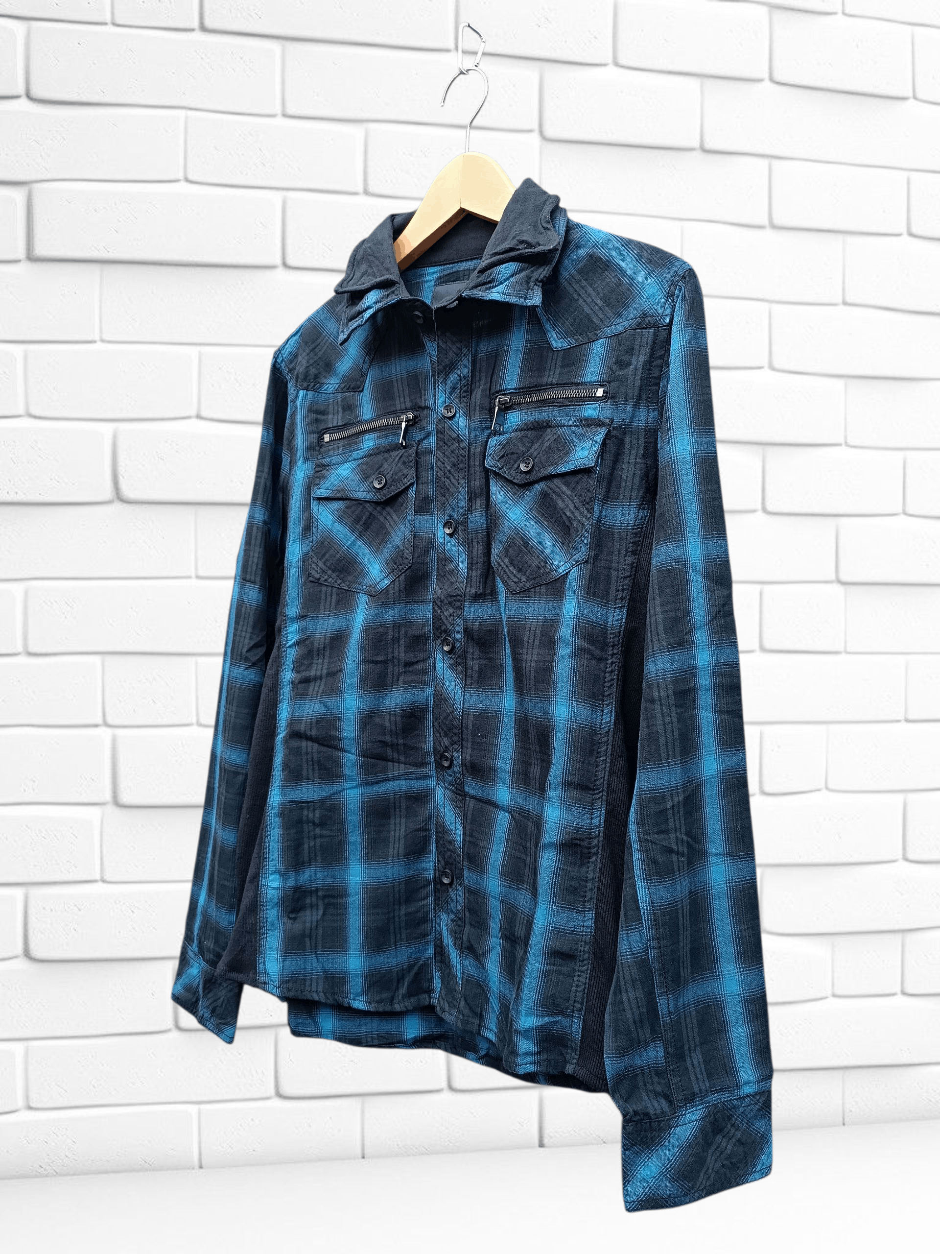 In The Attic In The Attic Double Collar Vkei LGB Y2K Grunge Style Size US M / EU 48-50 / 2 - 2 Thumbnail