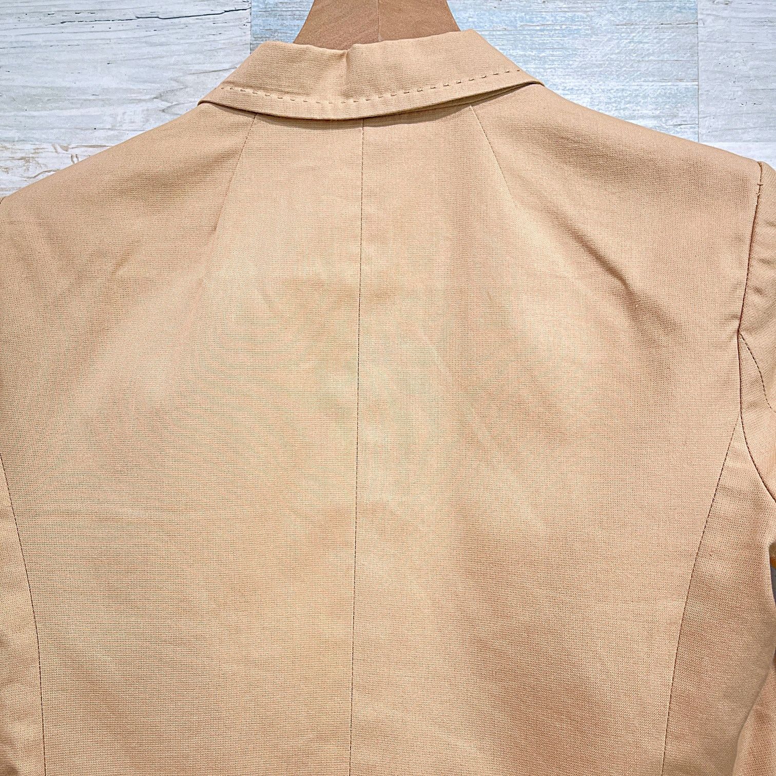 Other J Crew Cotton Silk Schoolboy Blazer Tan Two Button Lined 0 Size XS / US 0-2 / IT 36-38 - 7 Thumbnail