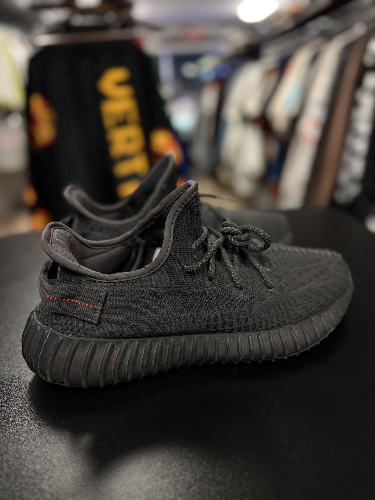 Adidas × Yeezy Yeezy 350 Static Non Reflective OG Black Size 9 Size US 9 / EU 42 - 3 Thumbnail