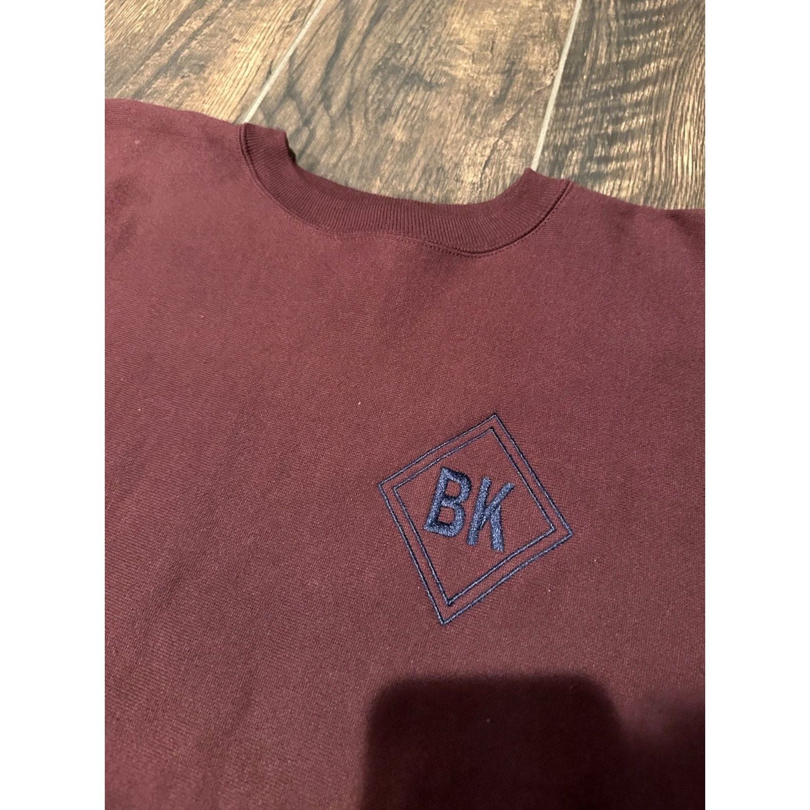 Champion VINTAGE Champion Reverse Weave Sweatshirt Crew Neck L Mens Brown 90s Reversible 80s 90s Pullover Size US L / EU 52-54 / 3 - 5 Thumbnail