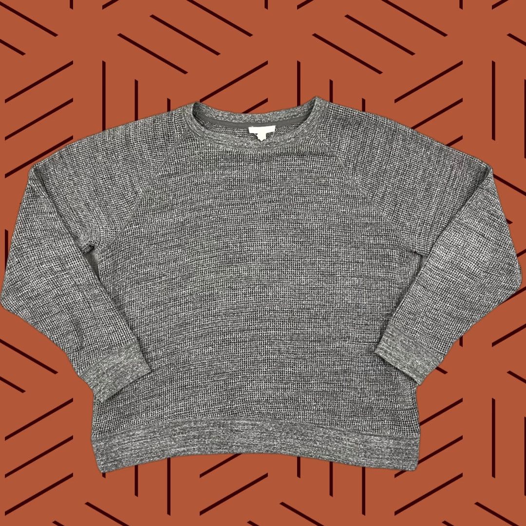 Eileen Fisher Eileen Fisher Sweater Women’s Medium Gray Cotton Stretch Crew Pullover Lightweight Breathable Casual Size M / US 6-8 / IT 42-44 - 1 Thumbnail