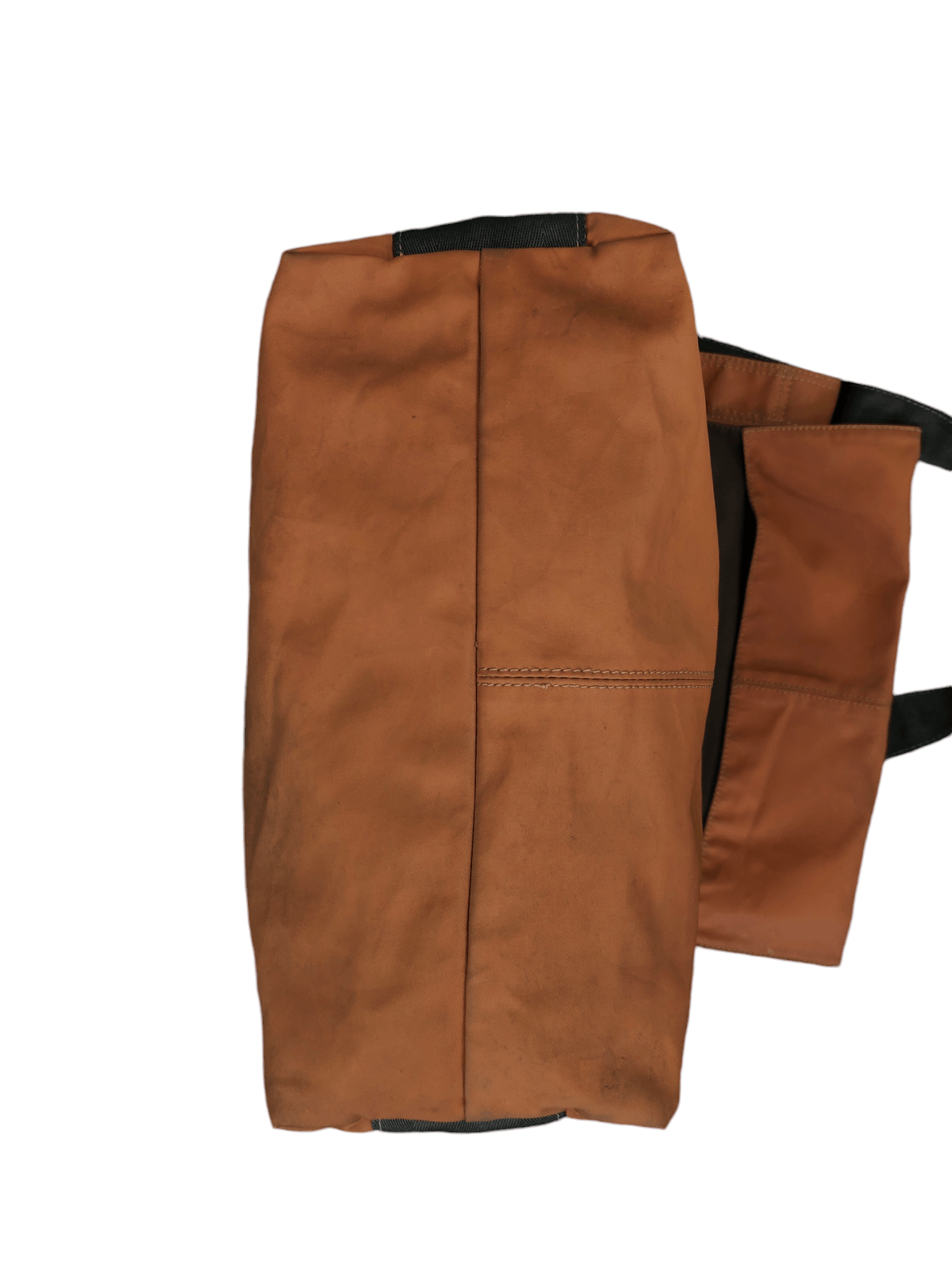Yohji Yamamoto Vintage Yohji Yamamoto Cotton Leather Shoulder Sling Bag Size ONE SIZE - 10 Thumbnail