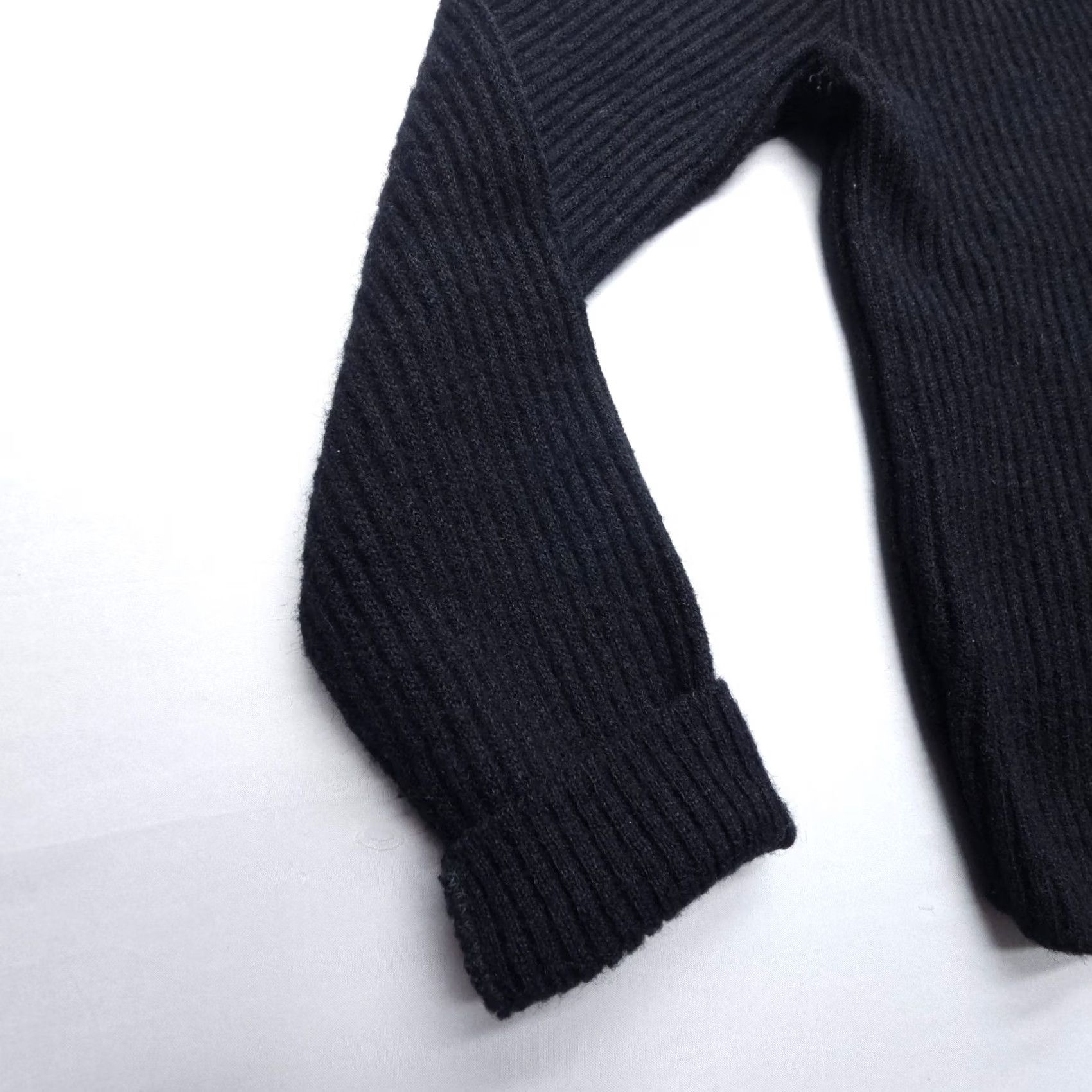 Vintage VINTAGE Joan Marie Cape Codder Sweater XS Turtleneck Wool Black Womens Pullover Knit Classic 50s Casual Womens Size XS / US 0-2 / IT 36-38 - 5 Thumbnail