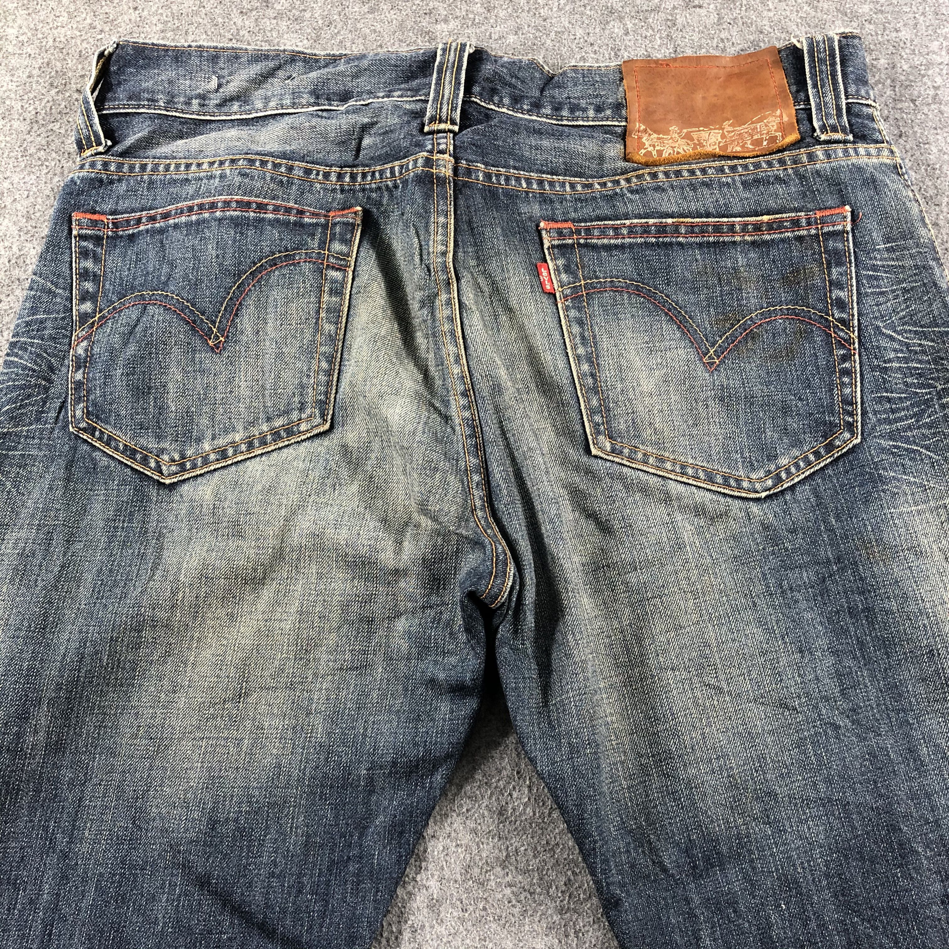 Levi's Vintage Blue Wash Levis Jeans-J2636 Size US 37 - 4 Thumbnail