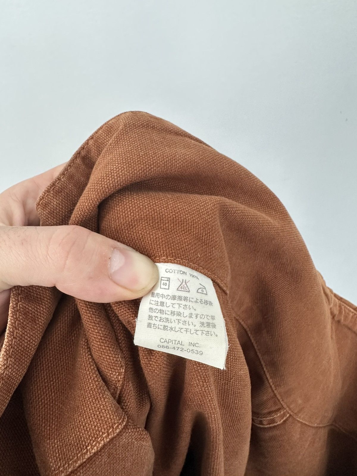 Kapital Kapital Orange Cotton Wide Baker Pants Size US 31 - 8 Thumbnail