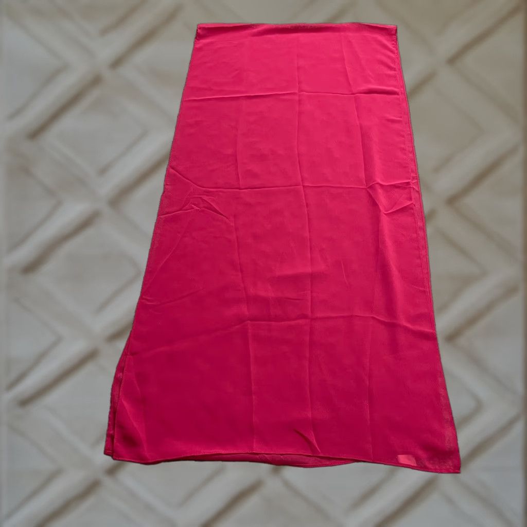 Pinko Unbranded Shawl Scarf Wrap Womens One Size Watermelon Pink Rectangle 58" x 18" Size ONE SIZE - 1 Thumbnail