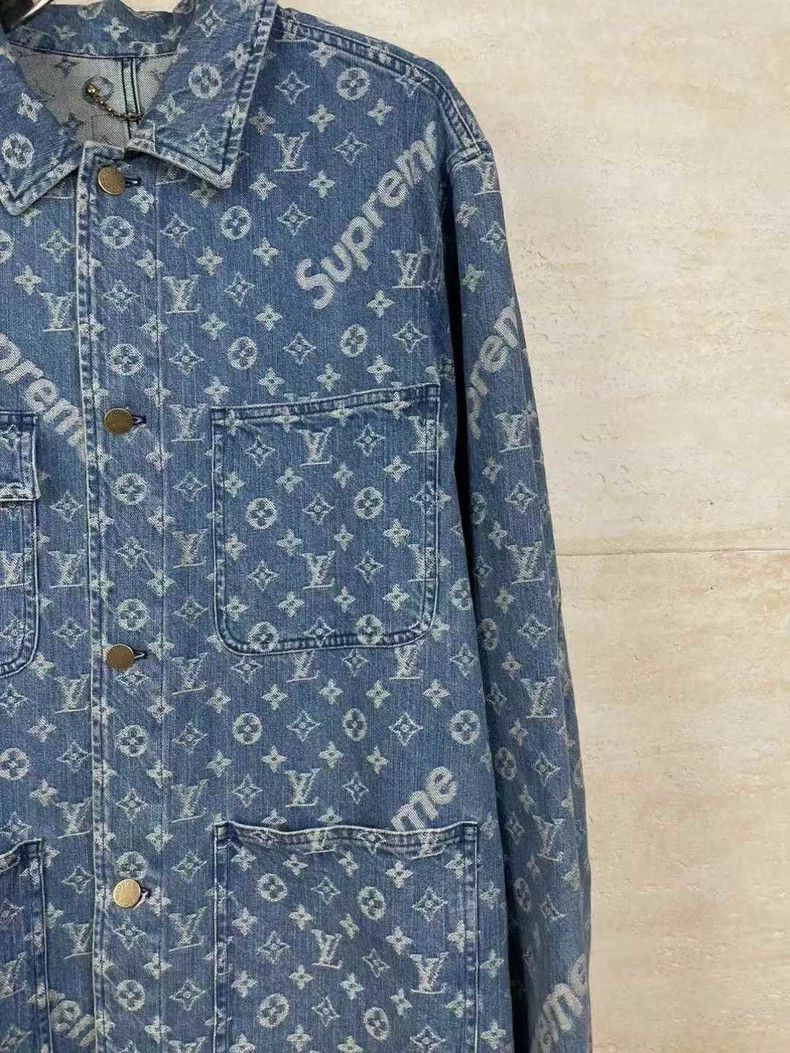 Louis Vuitton Louis Vuitton Co-branded 4-pocket denim jacket Size US XL / EU 56 / 4 - 3 Thumbnail