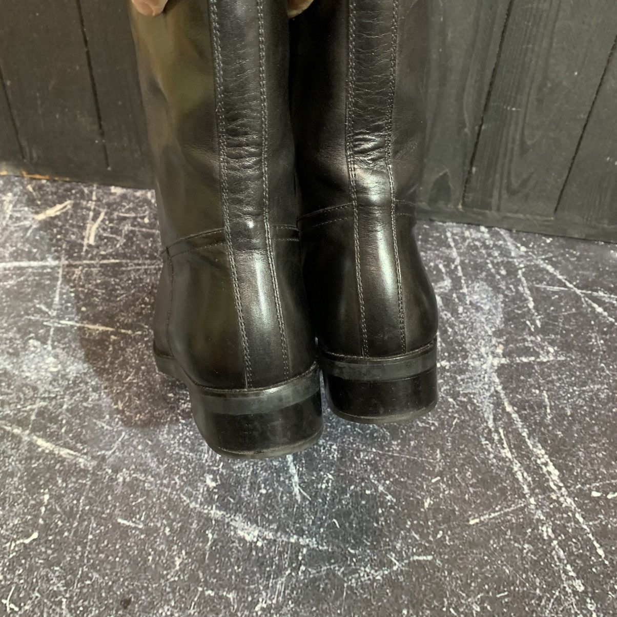 Bally BALLY Black & Brown Leather Boots Mid Size 37 Size US 7 / IT 37 - 9 Thumbnail