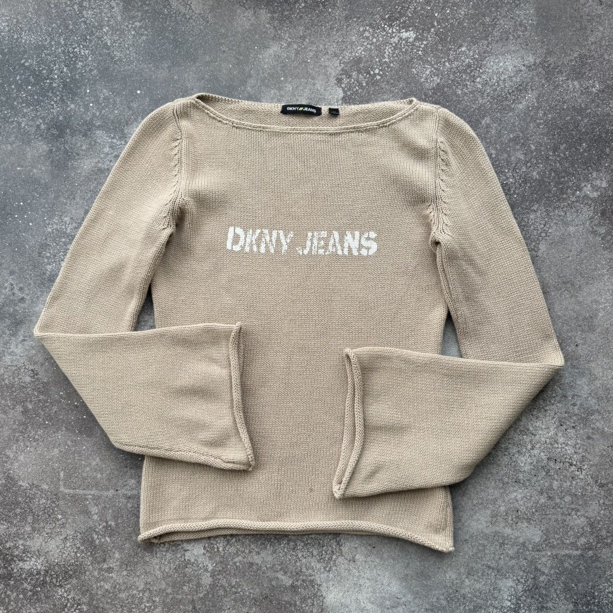 DKNY × Vintage DKNY Vintage Y2K Flared Sleeve Sweater Size M / US 6-8 / IT 42-44 - 2 Thumbnail