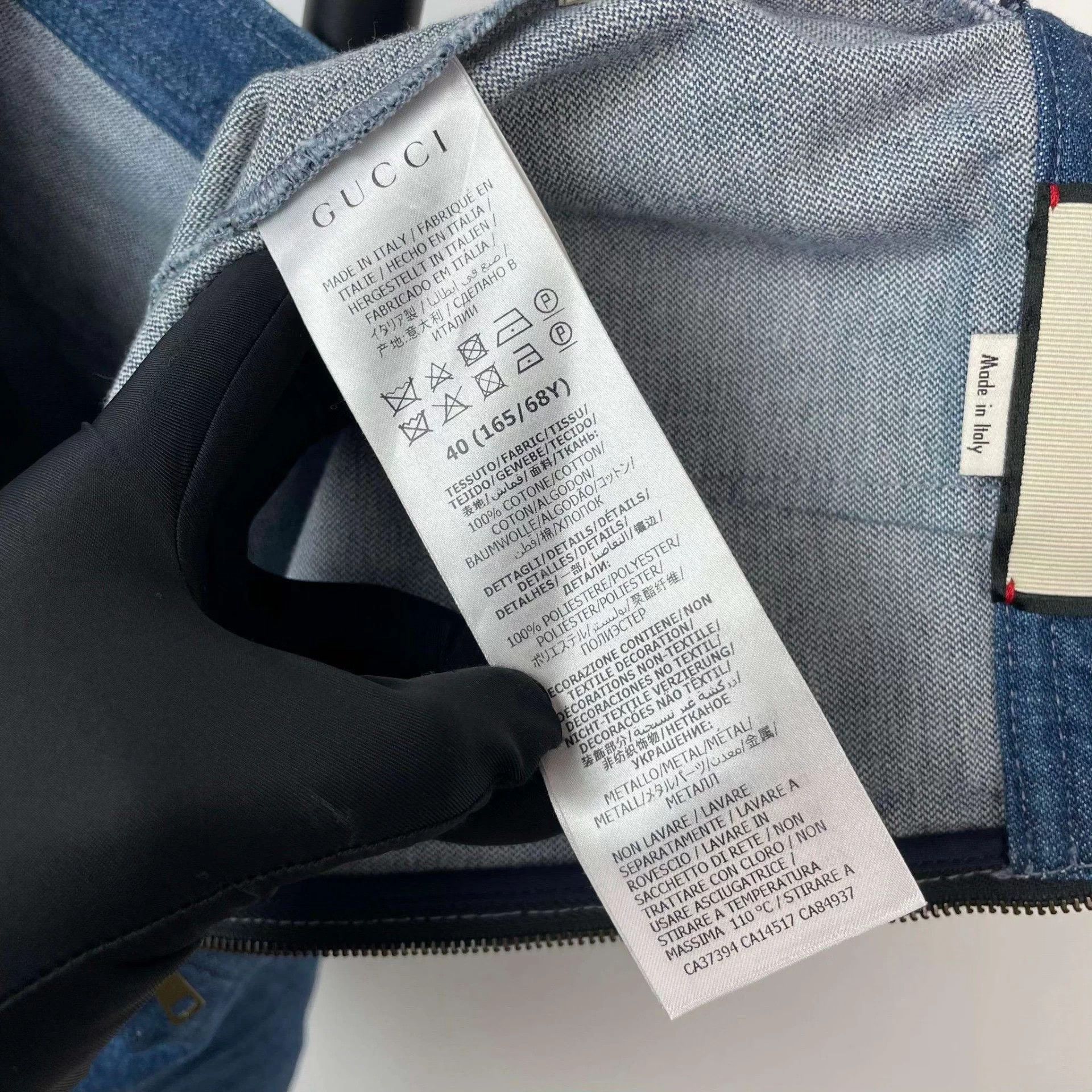 Gucci Gucci denim mini skirt blue 40 Size 28" / US 6 / IT 42 - 5 Thumbnail