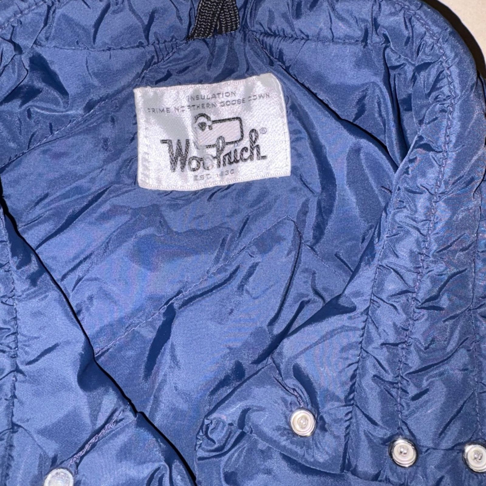 Woolrich Woolen Mills Vintage Woolrich vest polyester medium navy Size US M / EU 48-50 / 2 - 2 Thumbnail