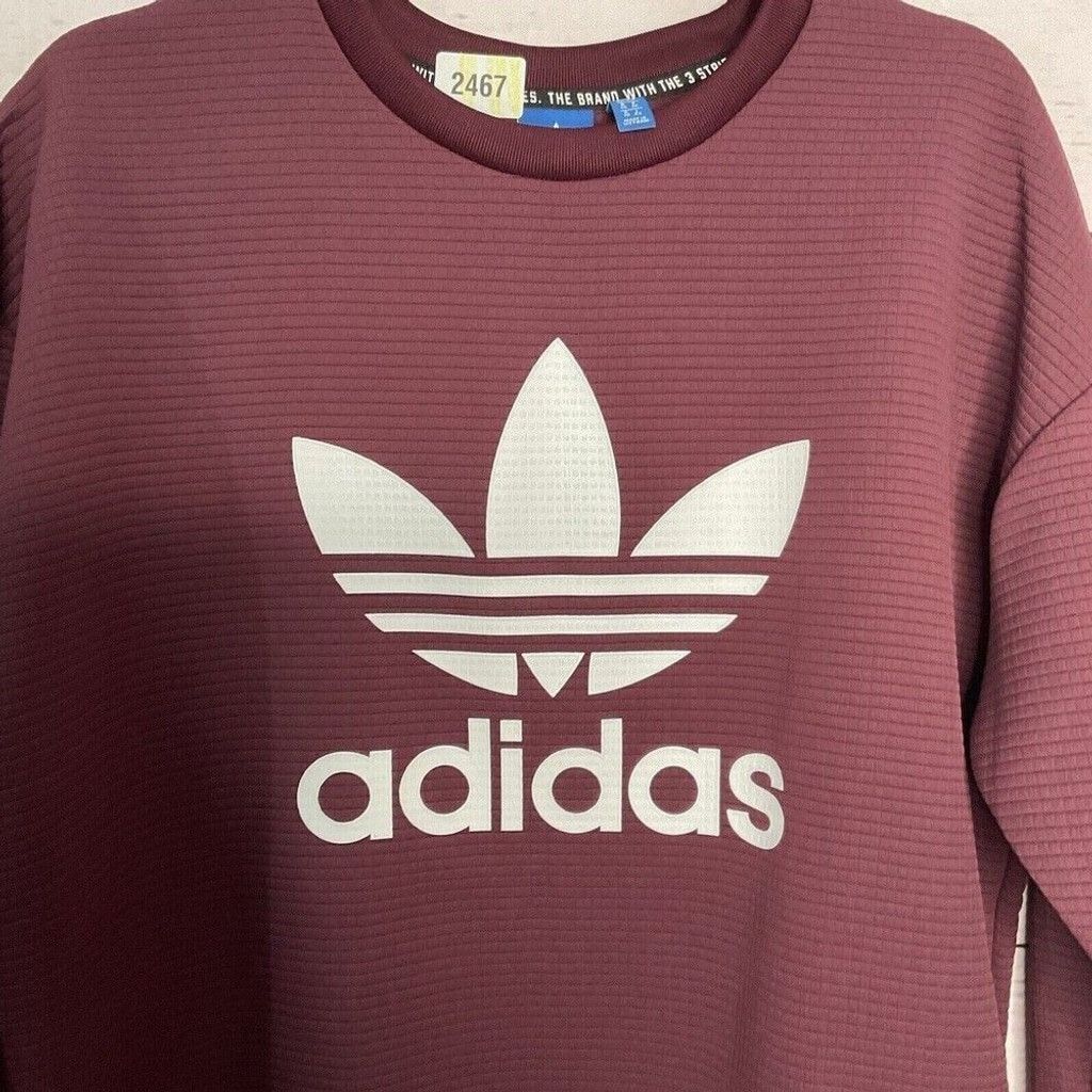 Adidas NWOT Adidas The Brand Big Logo Crewneck Sweatshirt Women S Size S / US 4 / IT 40 - 5 Thumbnail