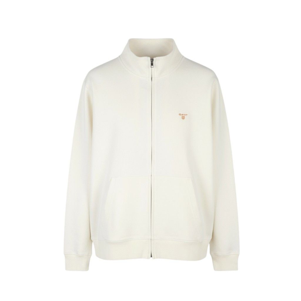Gant BRU ORIGINAL FULL ZIP 3XL Eggshell Light Sweatshirt 87320 Size US XXL / EU 58 / 5 - 1 Thumbnail