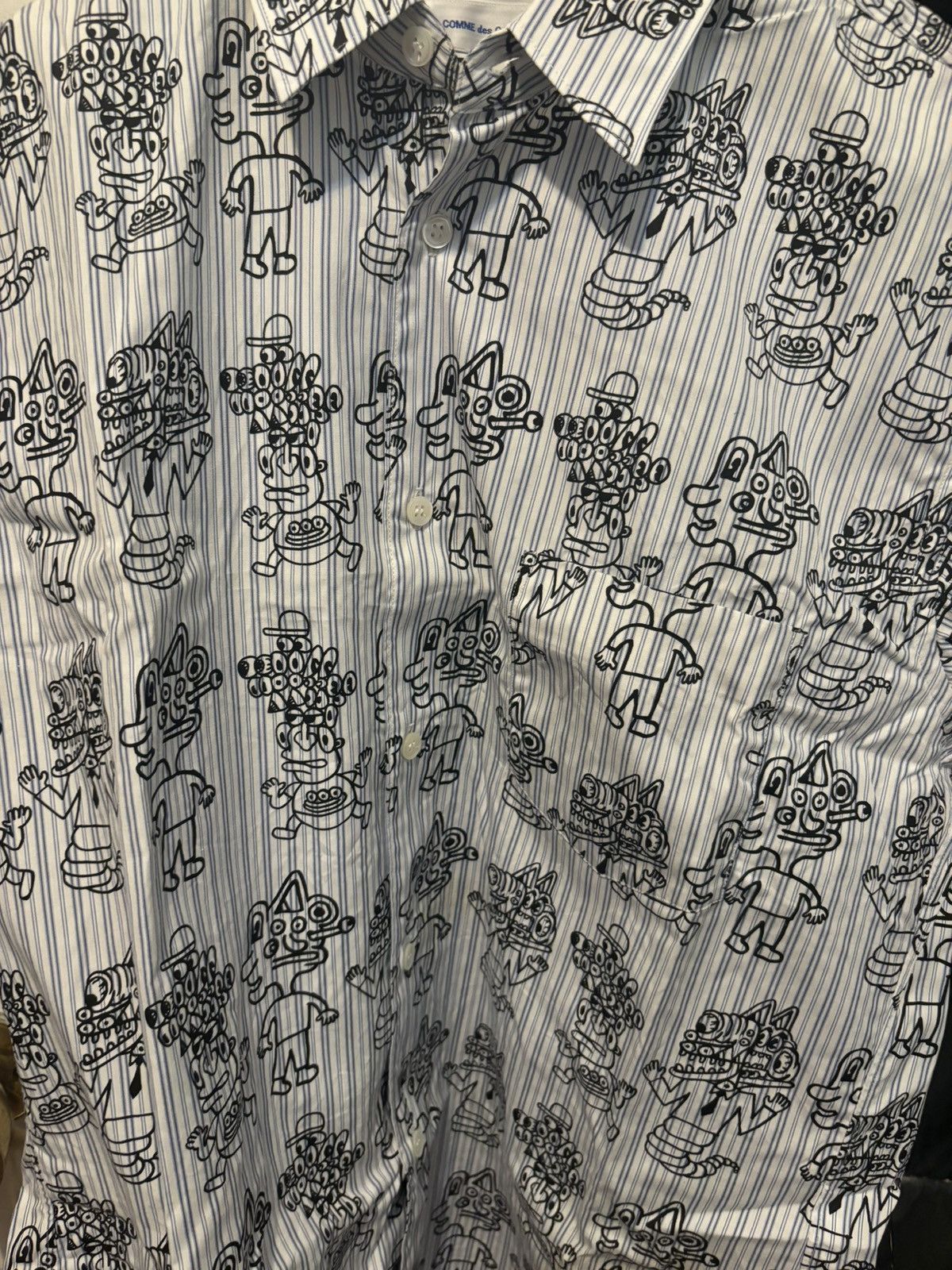 Comme des Garcons SHIRT Comme Des Garçons Shirt Characters Button Up Size US S / EU 44-46 / 1 - 2 Thumbnail