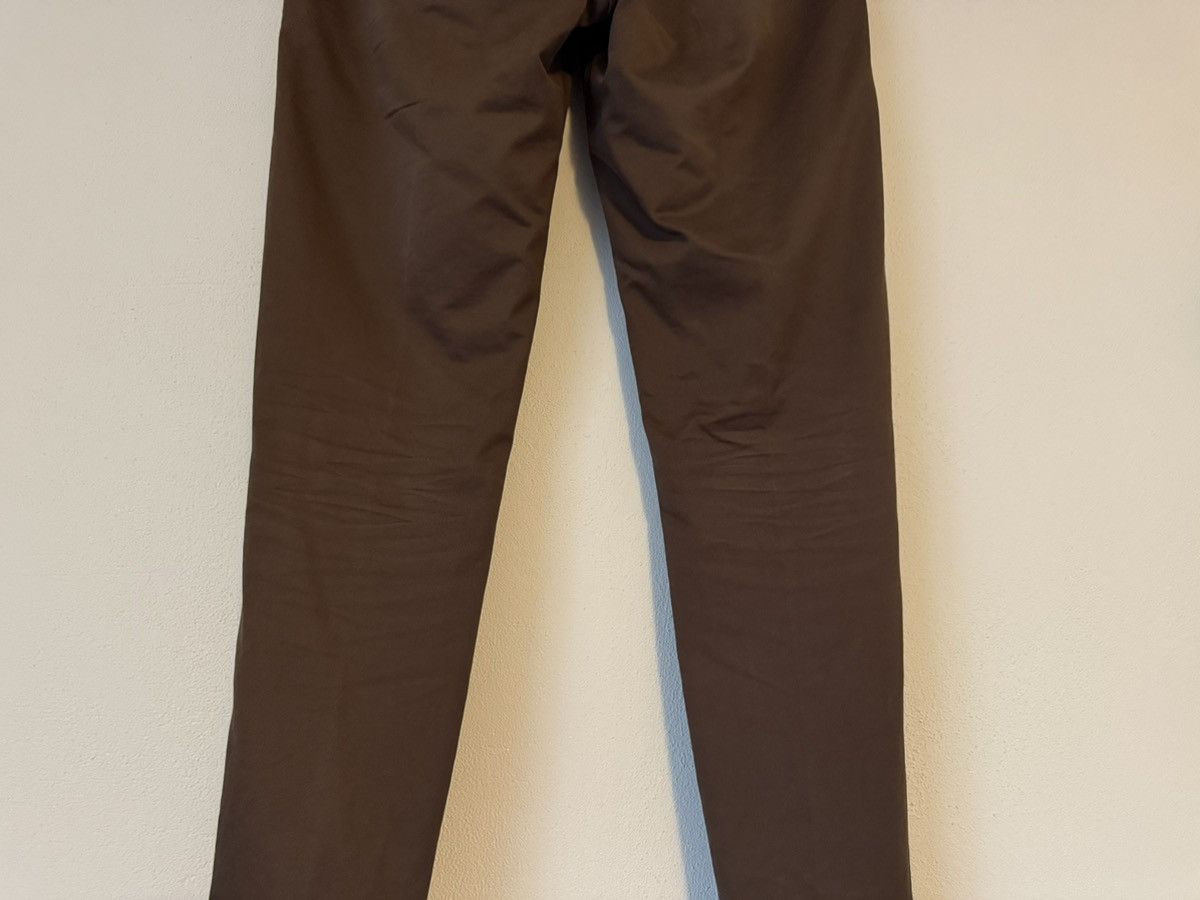 Brunello Cucinelli Brown Cotton-Blend Trousers (Slim Tapered) Size US 30 / EU 46 - 4 Thumbnail