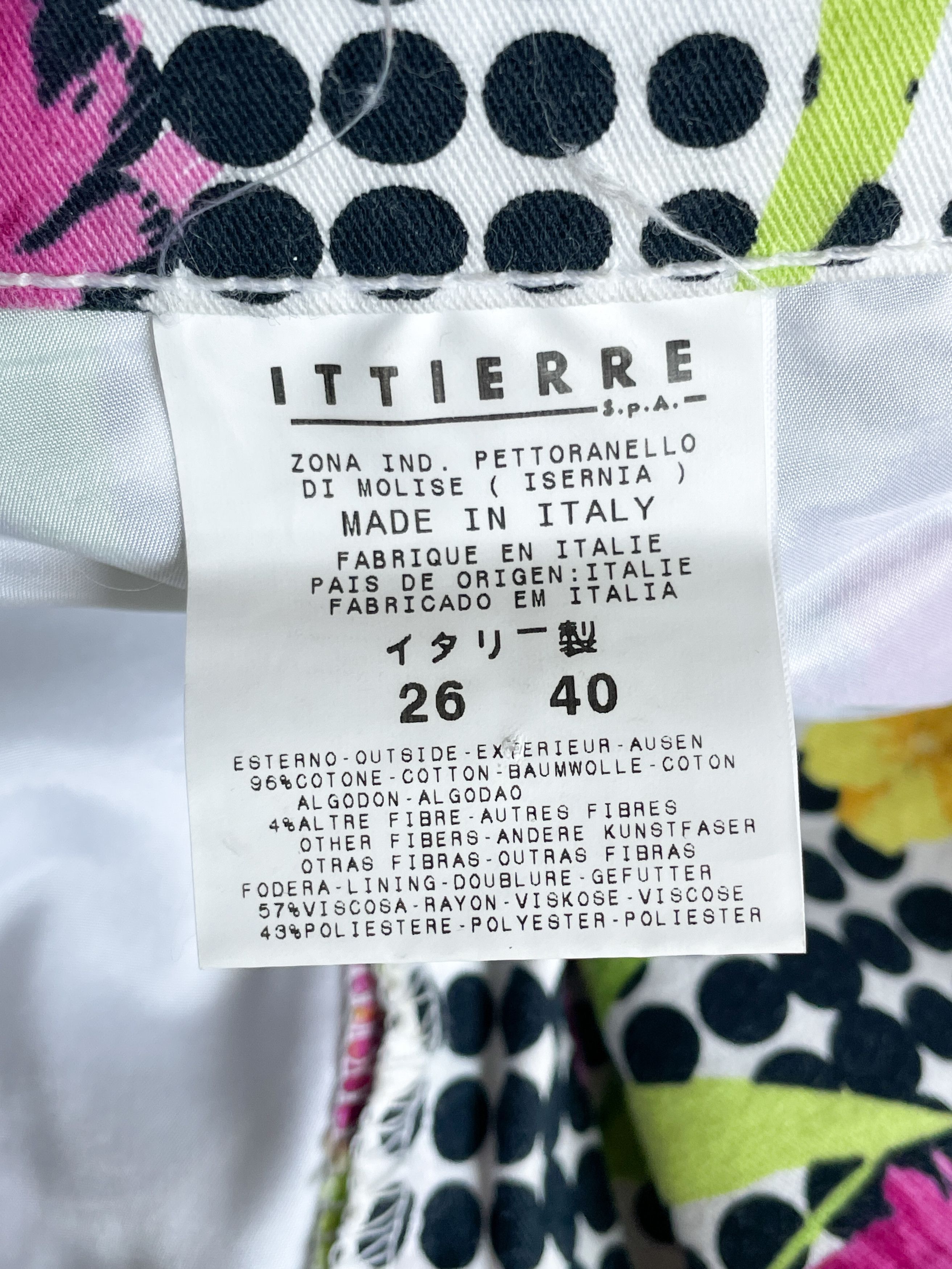 Versace dot grid floral pants Size 24" / US 00 / IT 34 - 8 Thumbnail
