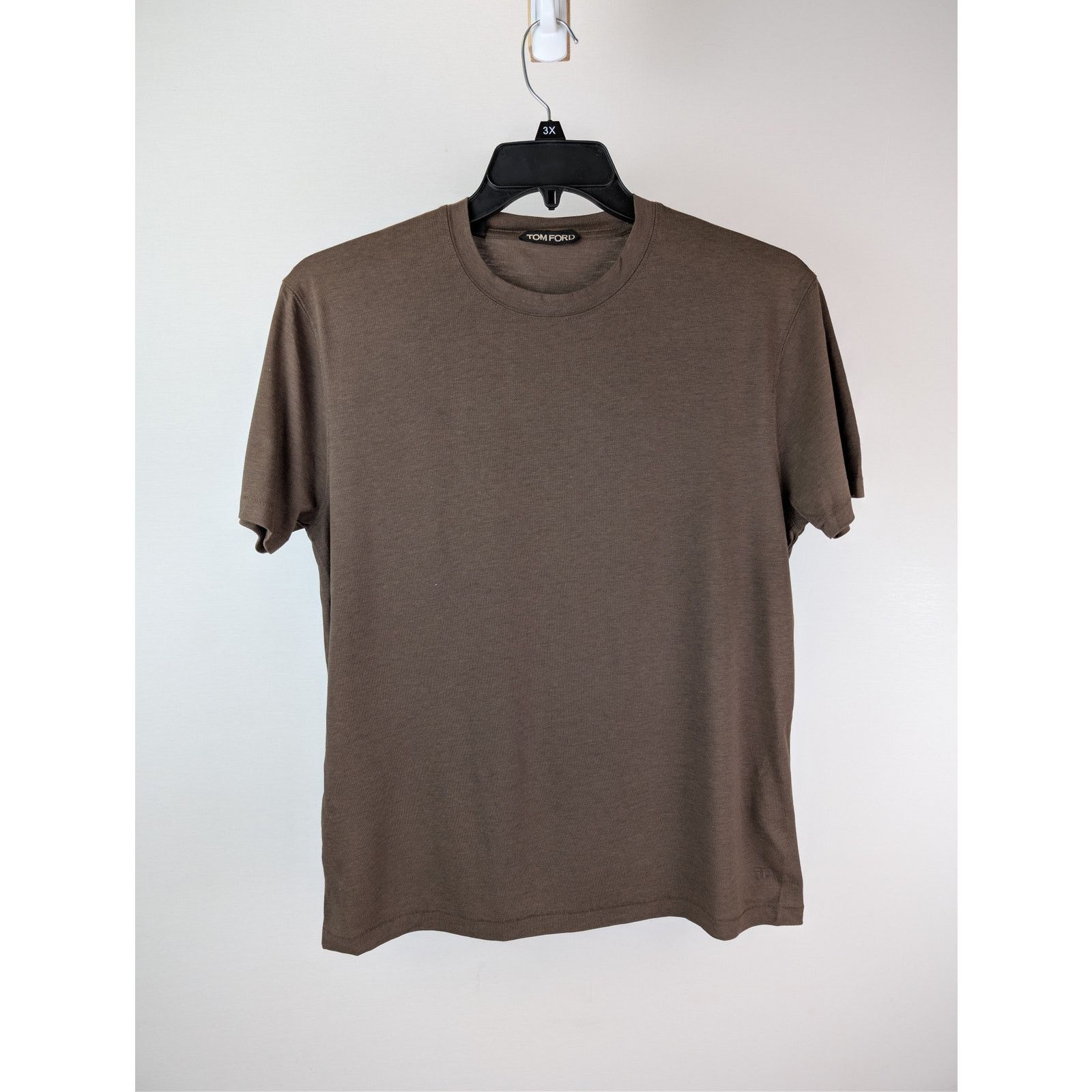 Tom Ford o1rshd1 CC20 T-Shirt in Brown Size US M / EU 48-50 / 2 - 2 Thumbnail