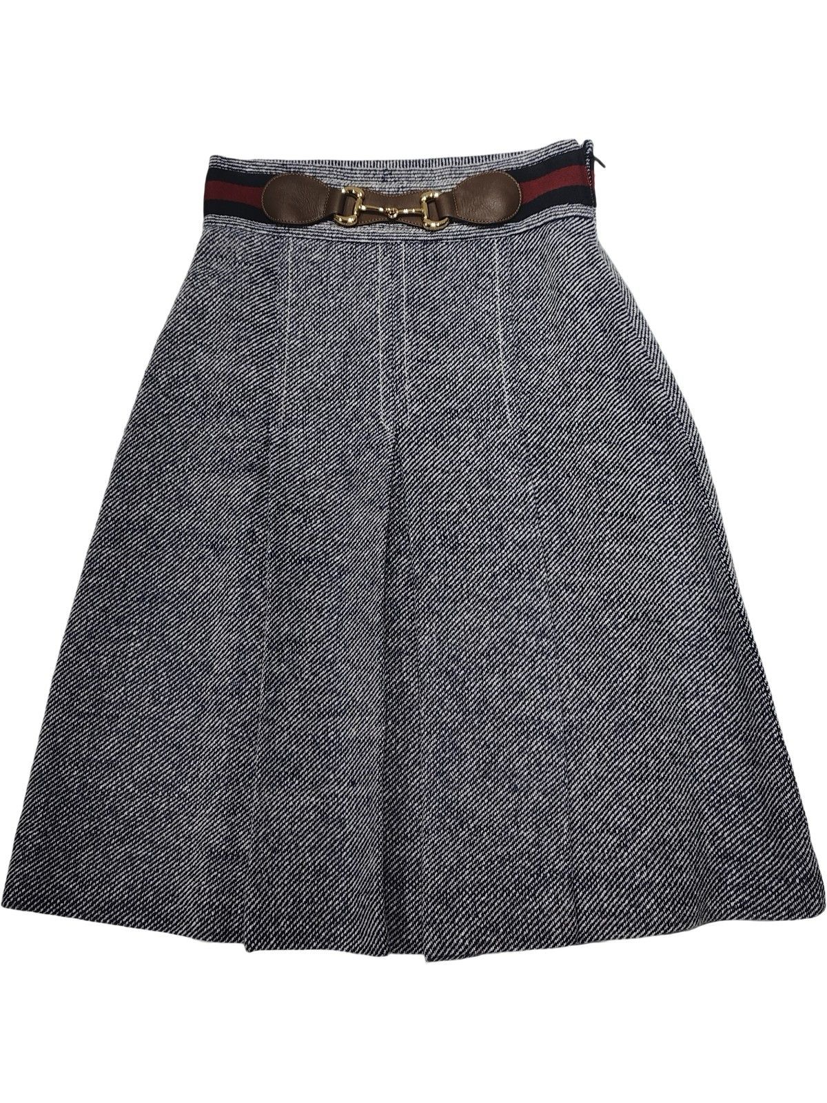 Gucci Gucci Horsebit Detail Skirt Size 38 Size 26" / US 2 / IT 38 - 1 Thumbnail
