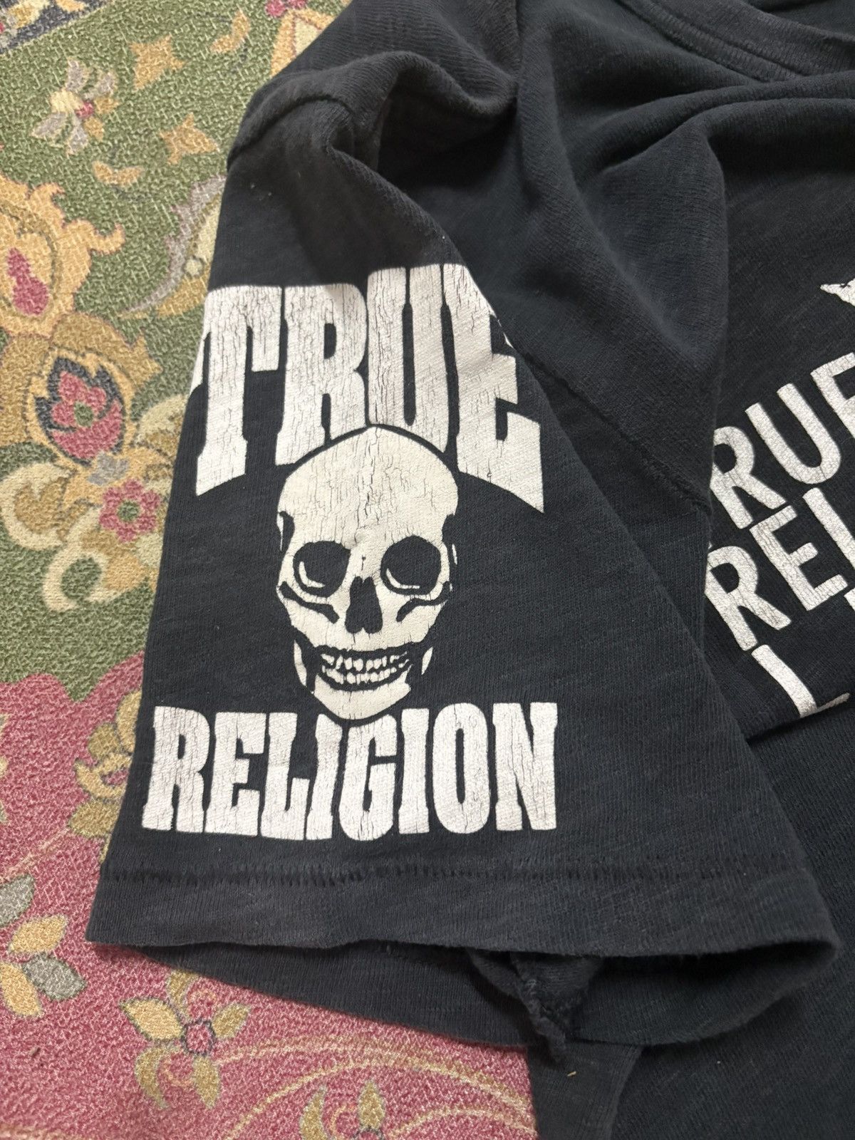 Designer × Japanese Brand × True Religion TRUE RELIGION Big Logo Faded Color Tee Size US M / EU 48-50 / 2 - 6 Thumbnail