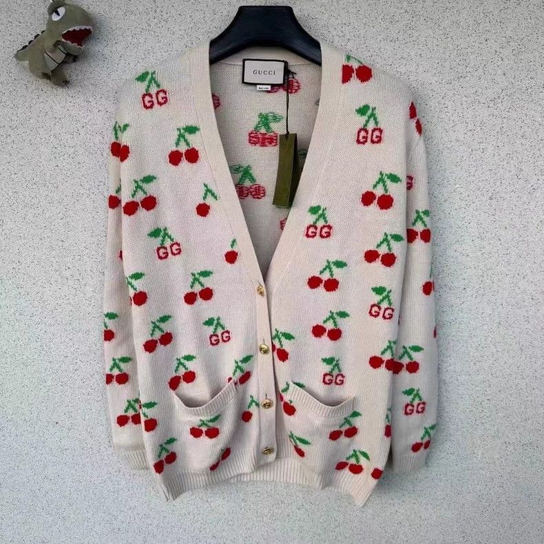 Gucci Gucci Apple cardigan sweater 2501-Nextarrow Size US XS / EU 42 / 0 - 1 Thumbnail