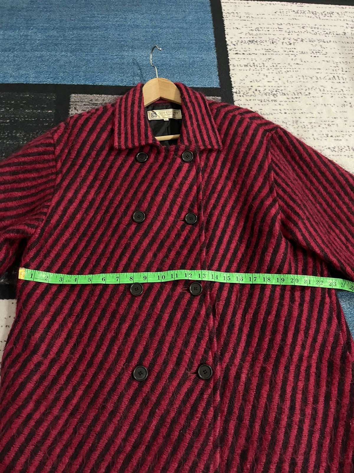 Givenchy Givenchy Glamour Stripe Design Wool Long Jacket Size XL / US 12-14 / IT 48-50 - 17 Thumbnail