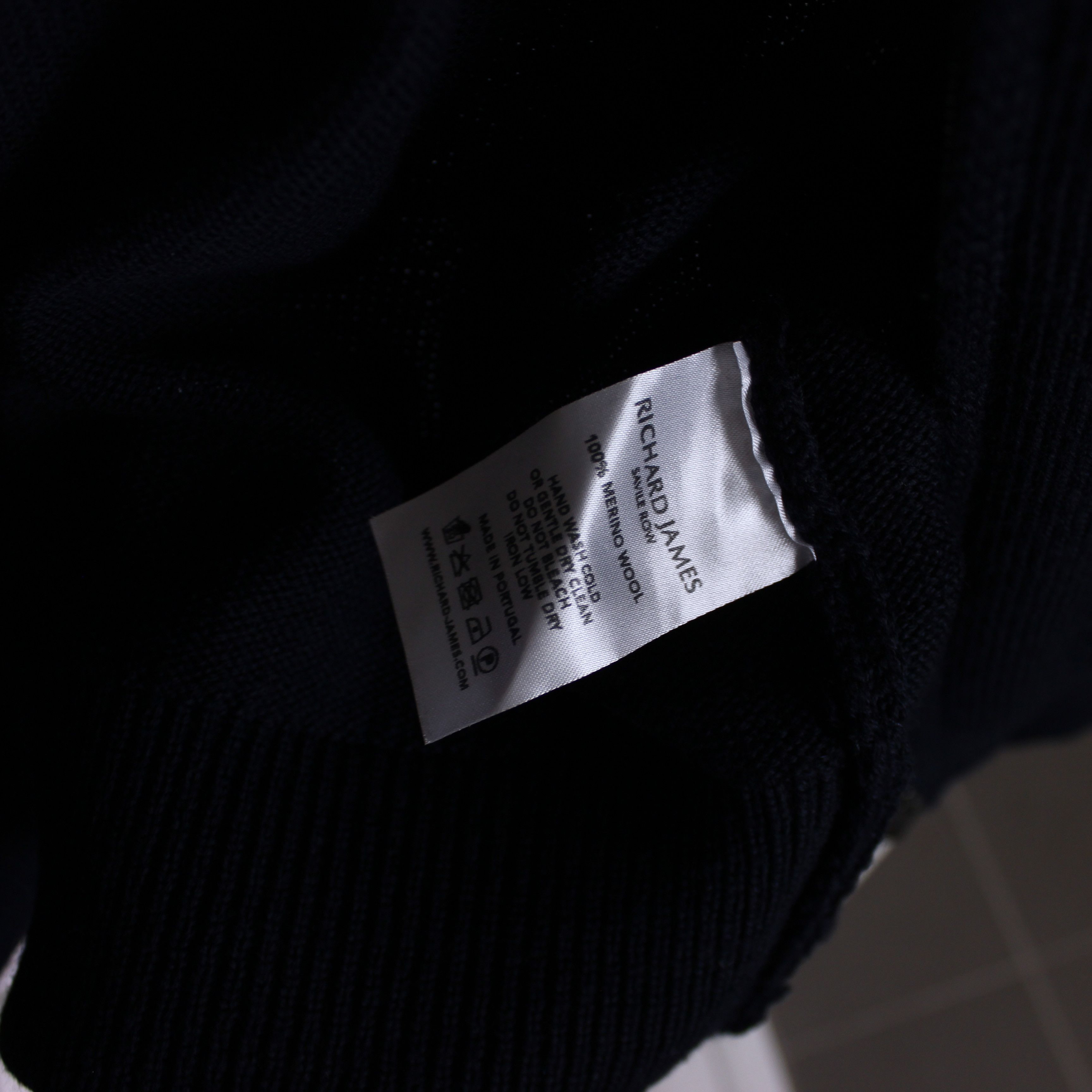 Richard James Richard James full zip sweater navy blue merino wool M L Size US M / EU 48-50 / 2 - 5 Thumbnail