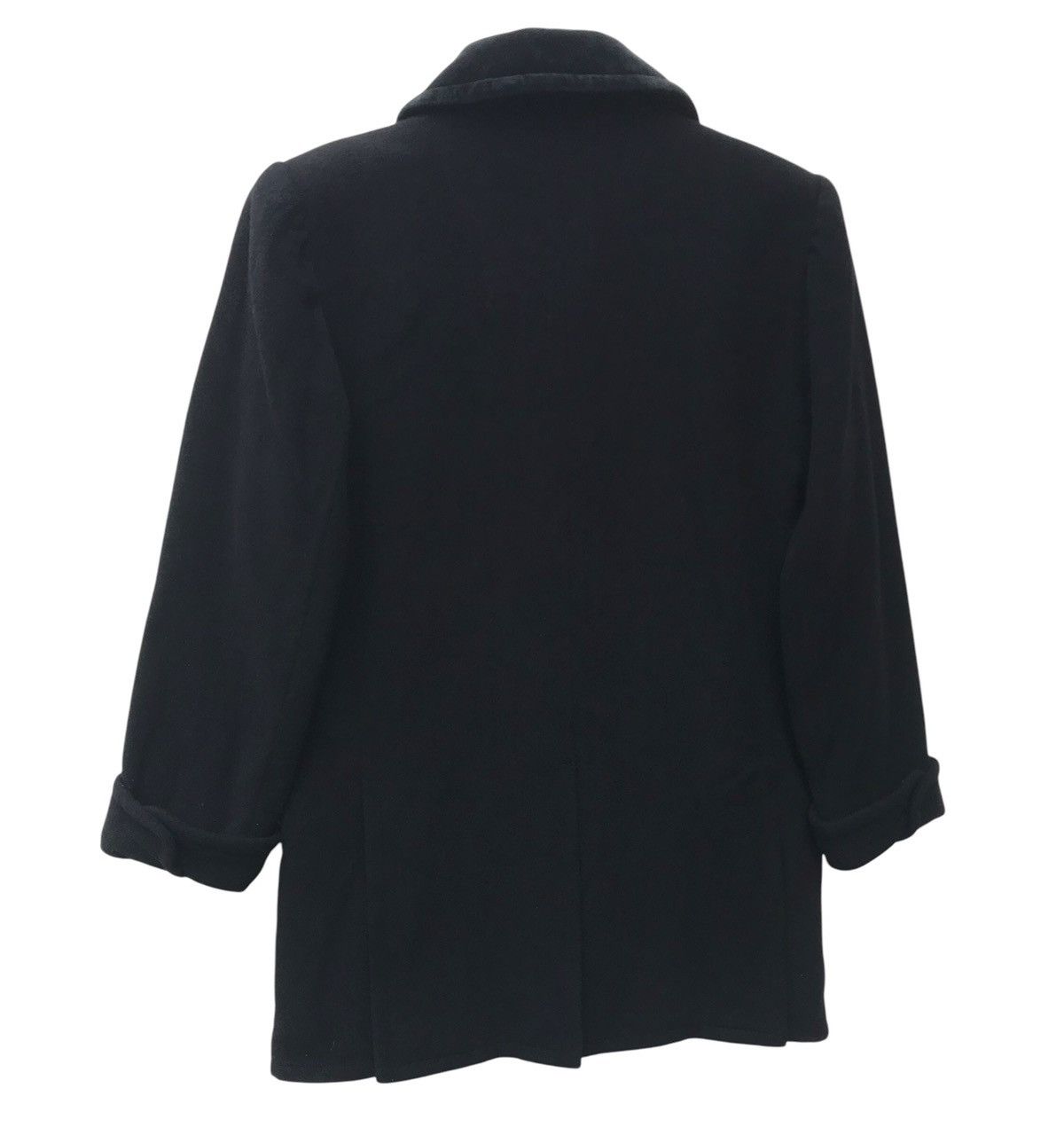 Vintage × Yves Saint Laurent Vintage Ysl Diffusion Femmes Women Black Coat Size M / US 6-8 / IT 42-44 - 6 Thumbnail