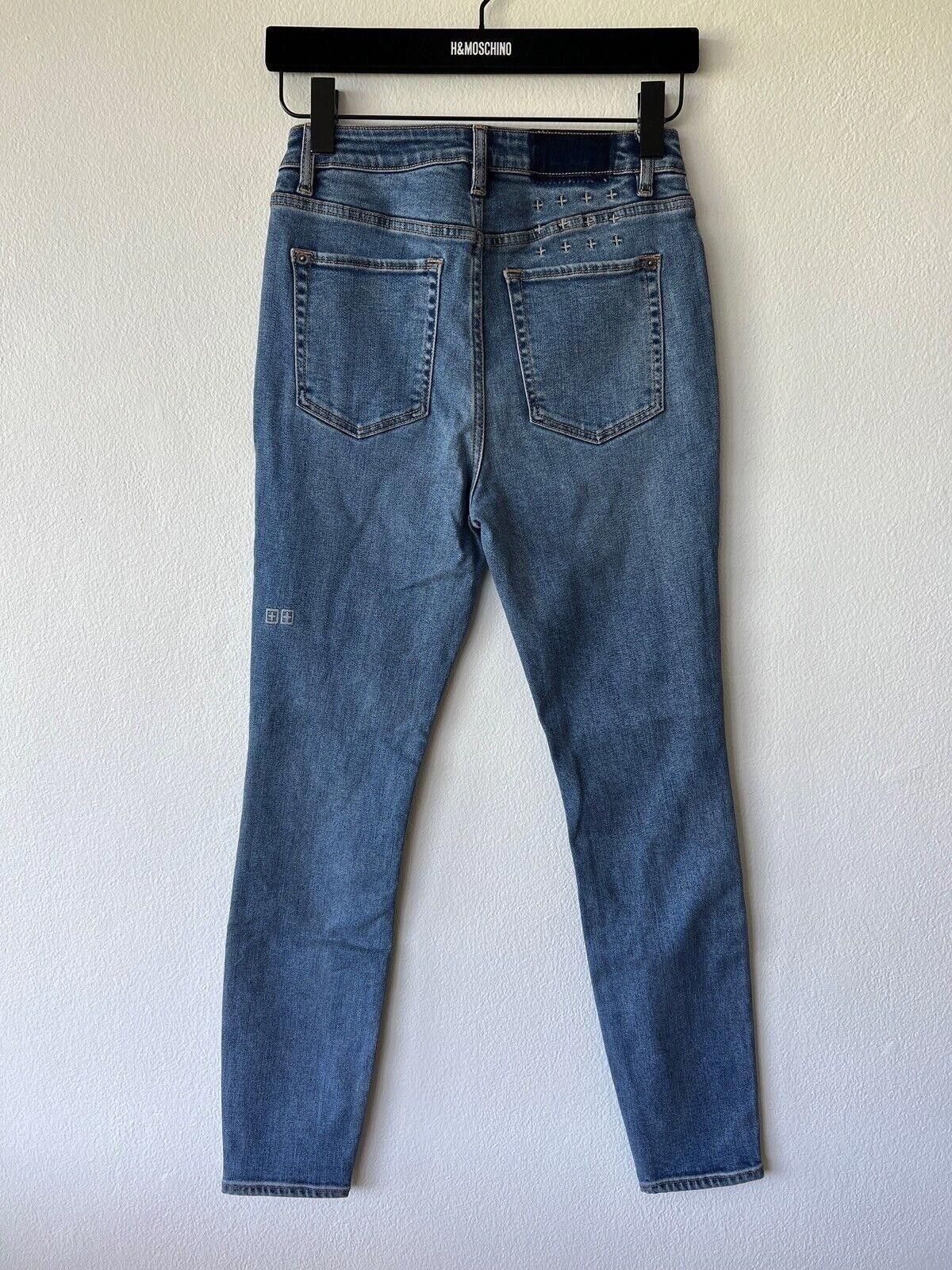 Ksubi new Ksubi womens denim jean hi wasted blue skinny 30 12 Size 30" / US 8 / IT 44 - 3 Thumbnail