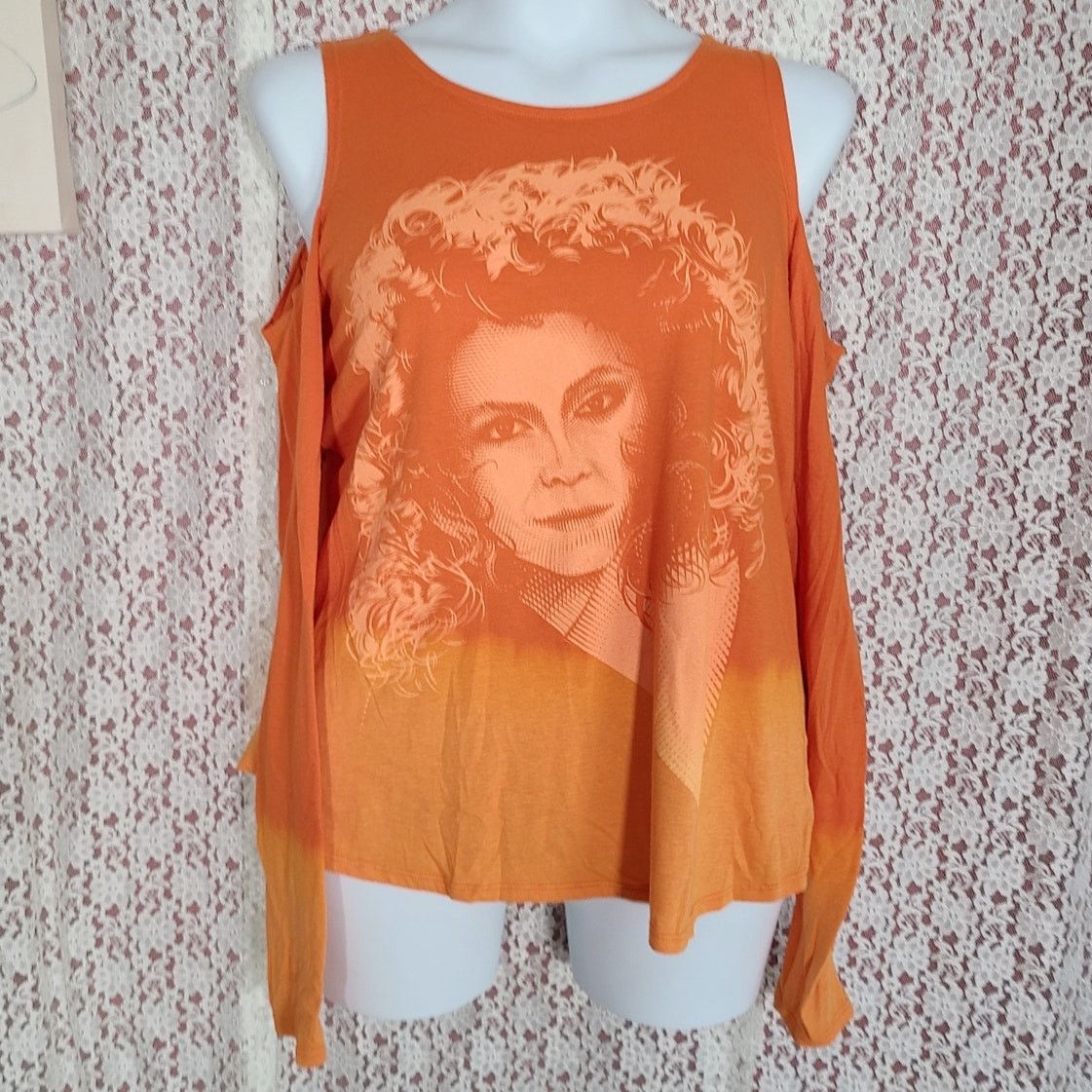 Crate Ghostbusters Loot crate Sigourney weaver orange top large Size L / US 10 / IT 46 - 1 Thumbnail
