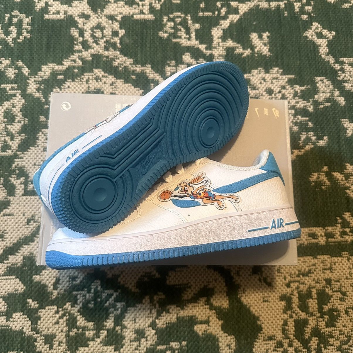 Nike Air Force 1 Space Jam “Hare” Size US 5.5 / EU 38 - 5 Thumbnail