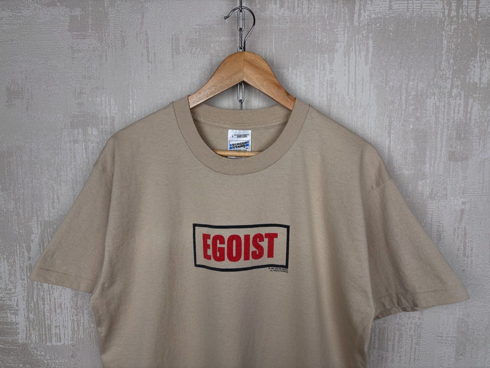 Vintage EGOIST 1997 MTV Networks Single Stitch T-shirt Screen Stars Size US L / EU 52-54 / 3 - 1 Thumbnail