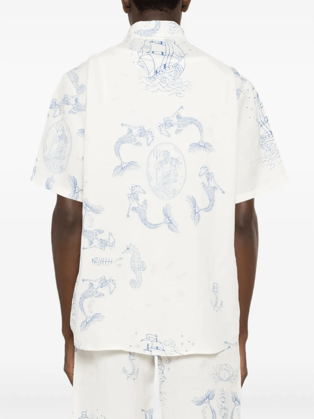 Other Men’s White Graphic-Print Shirt – Modern Casual Style Size US XL / EU 56 / 4 - 2 Thumbnail