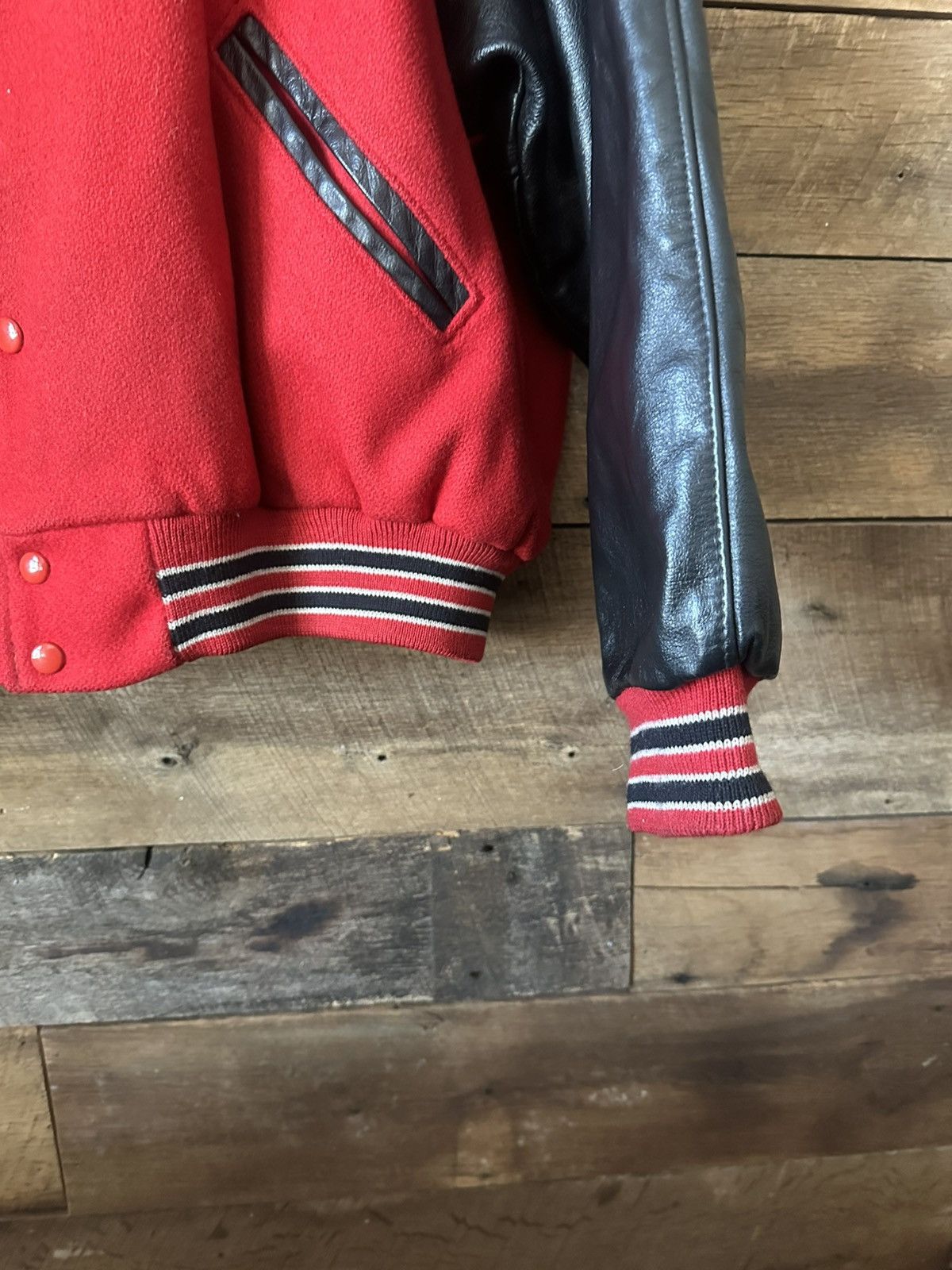 Dehen 1920 90s Dehen1920 Varsity Jacket - Boxy Fit - XL Short Size US XL / EU 56 / 4 - 3 Thumbnail
