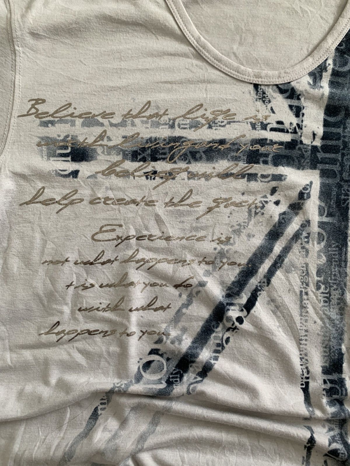 Nicole Club NCFM Nicole Club For Men Poem Printed Tshirt Size US S / EU 44-46 / 1 - 6 Thumbnail