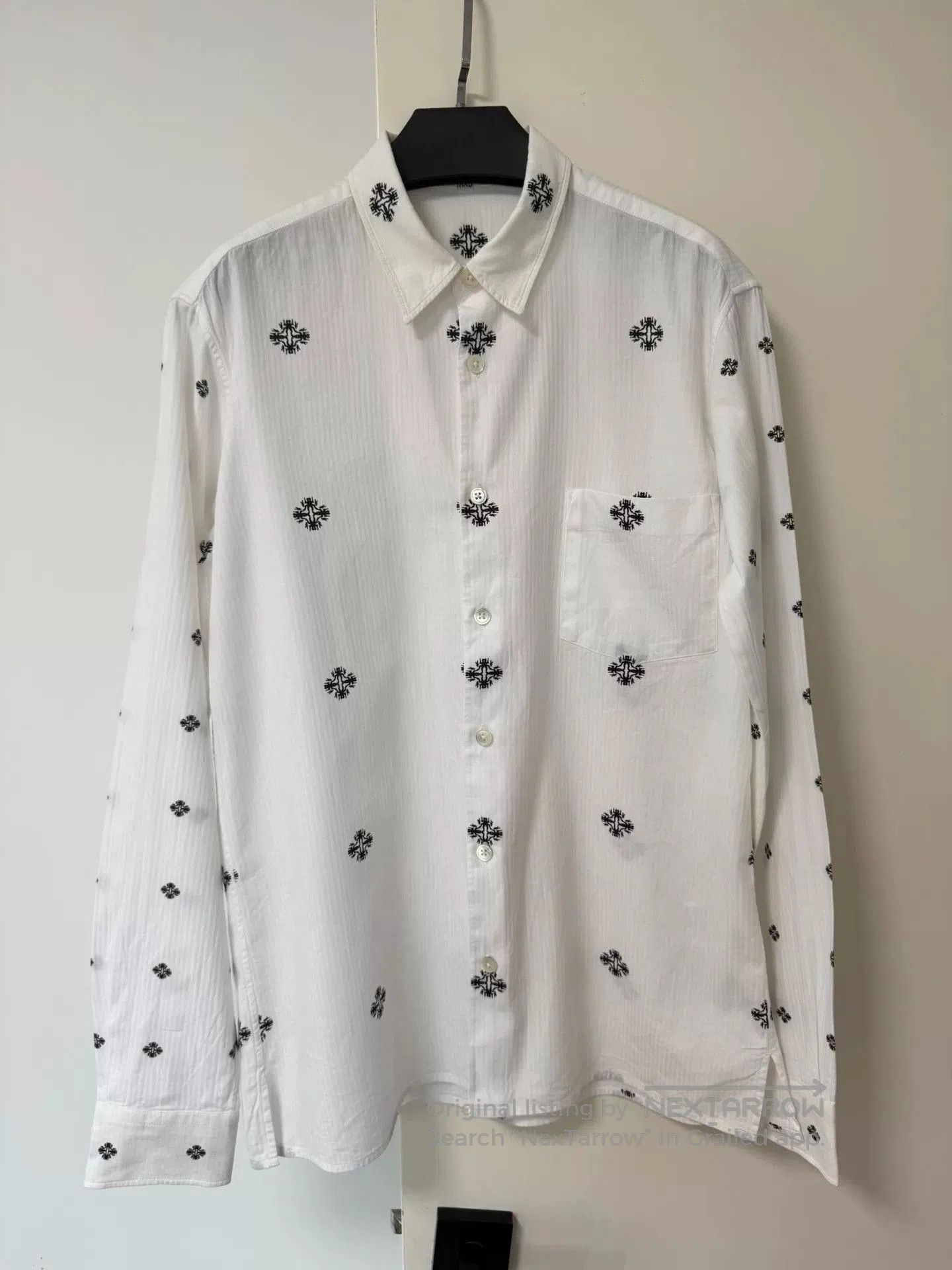 Ann Demeulemeester Ann Demeulemeester SS13 Zen Pattern Shirt. Size XXS / US 00 / IT 34 - 1 Thumbnail